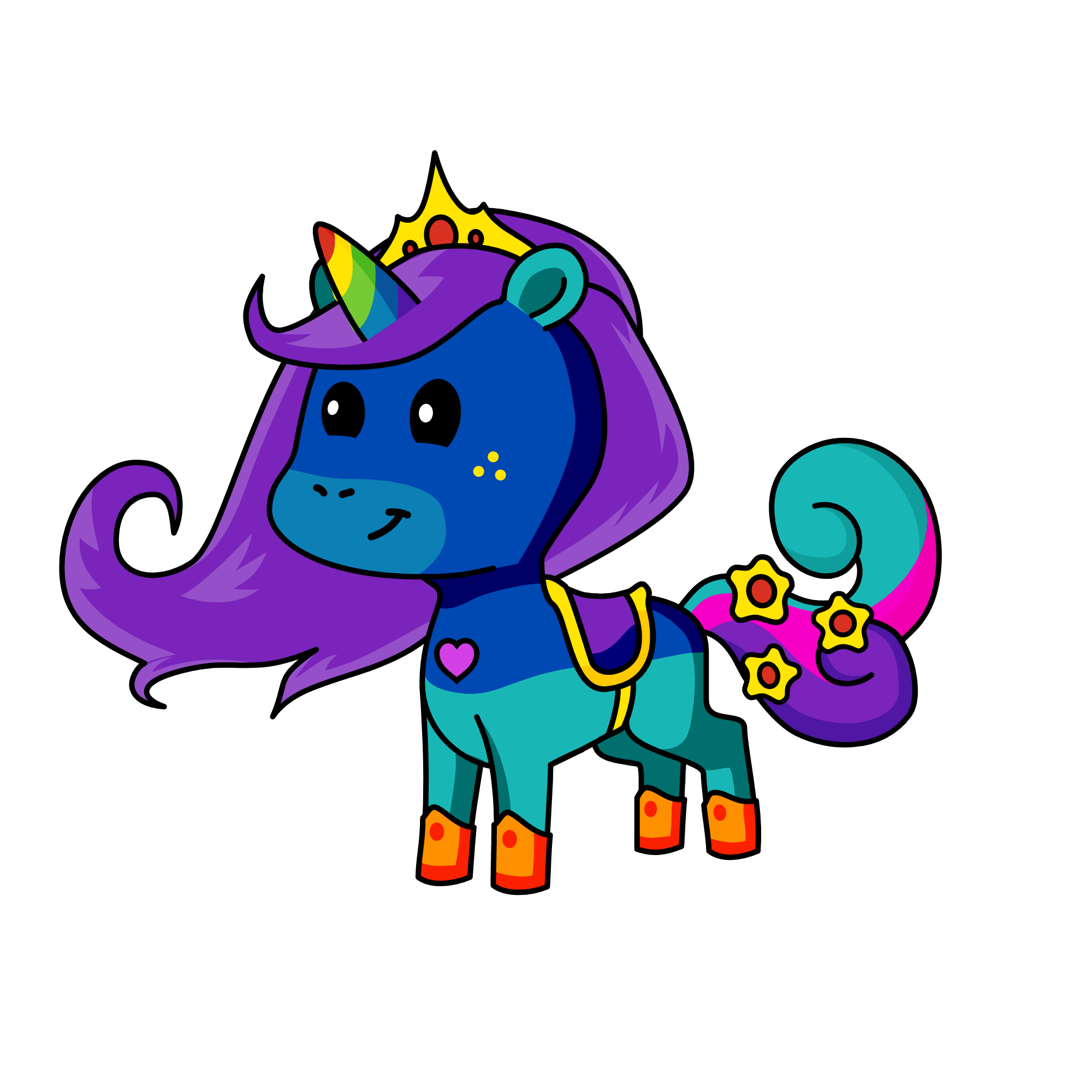 Midnight Yin Yang, the unicorn