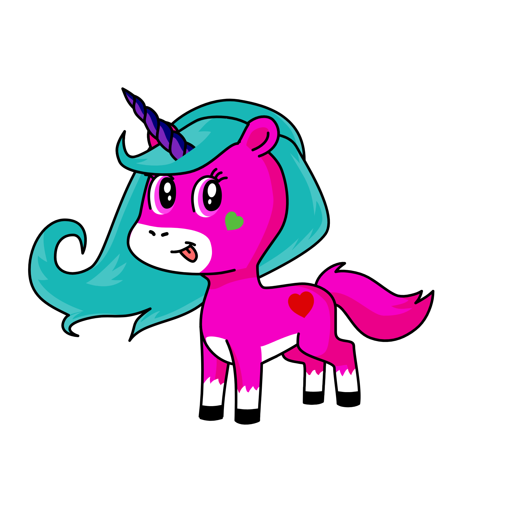 L'TOSHA, the unicorn