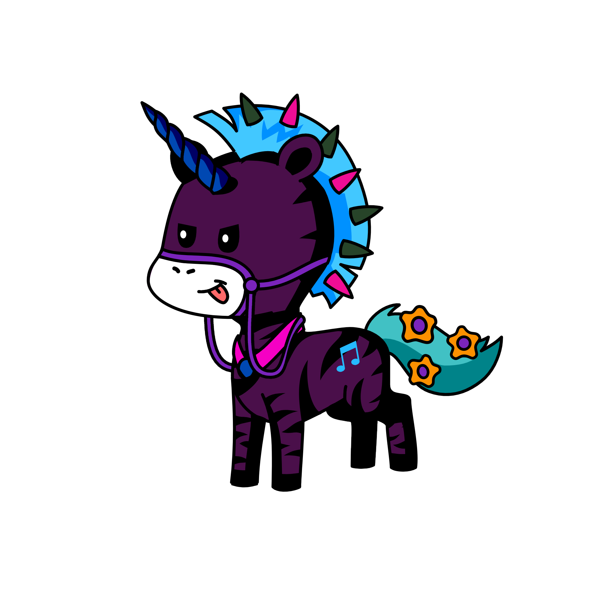 Strips, the unicorn