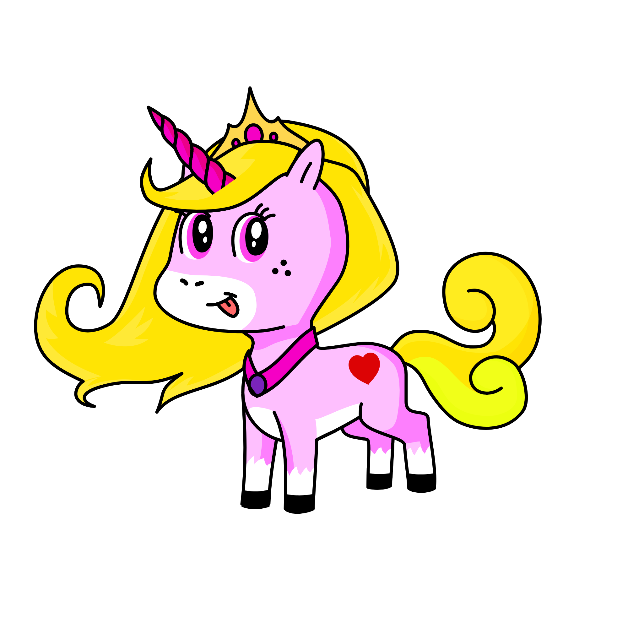princess, the unicorn