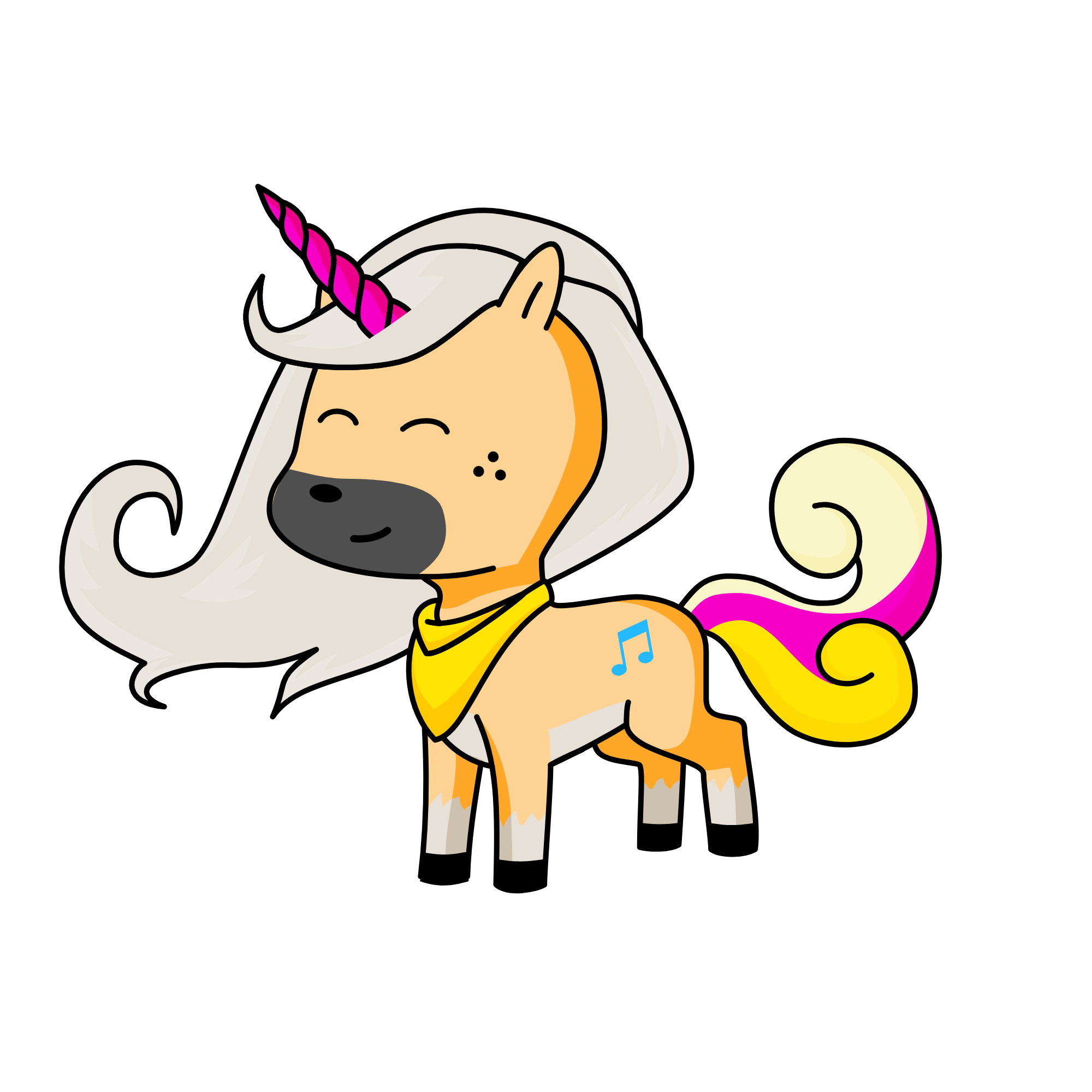 Sunny, the unicorn
