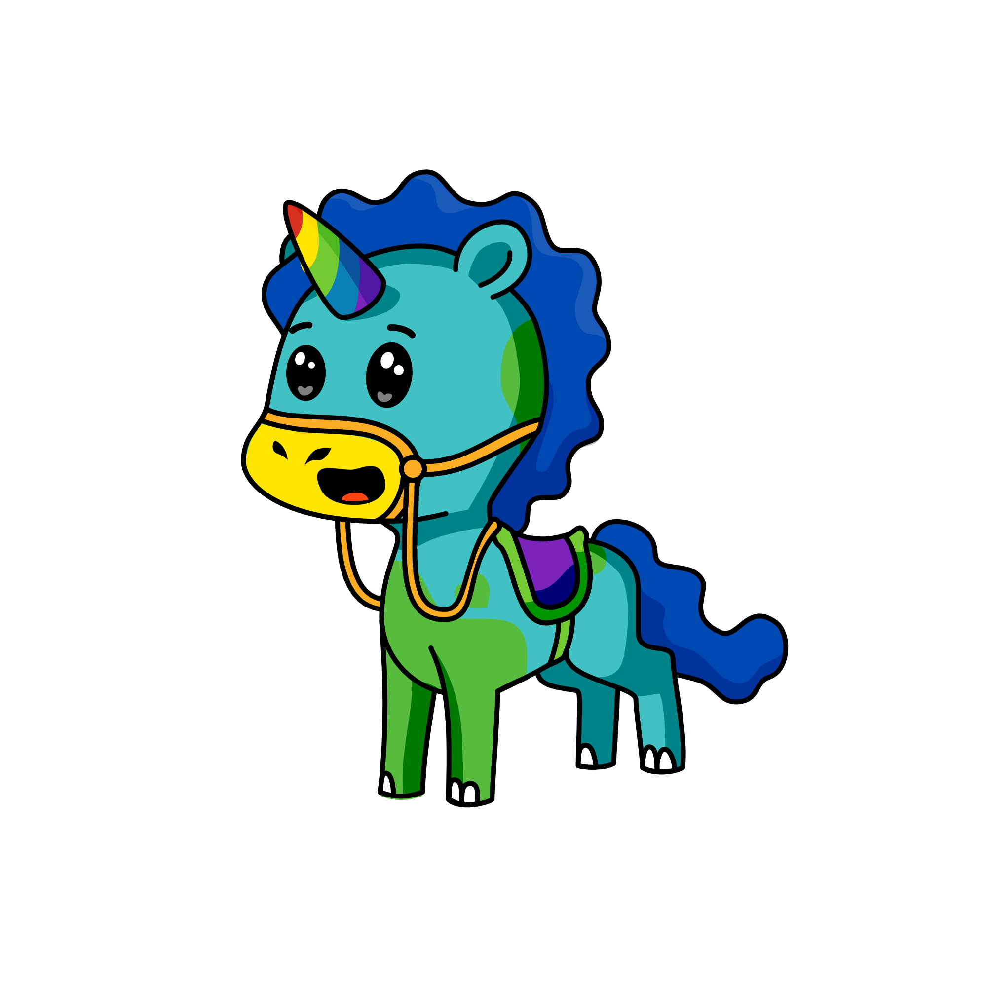 Mr. Funkhappy, the unicorn
