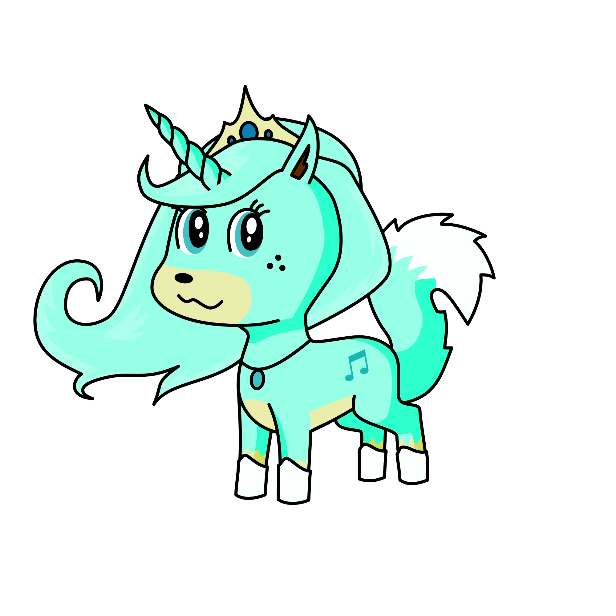 melody, the unicorn