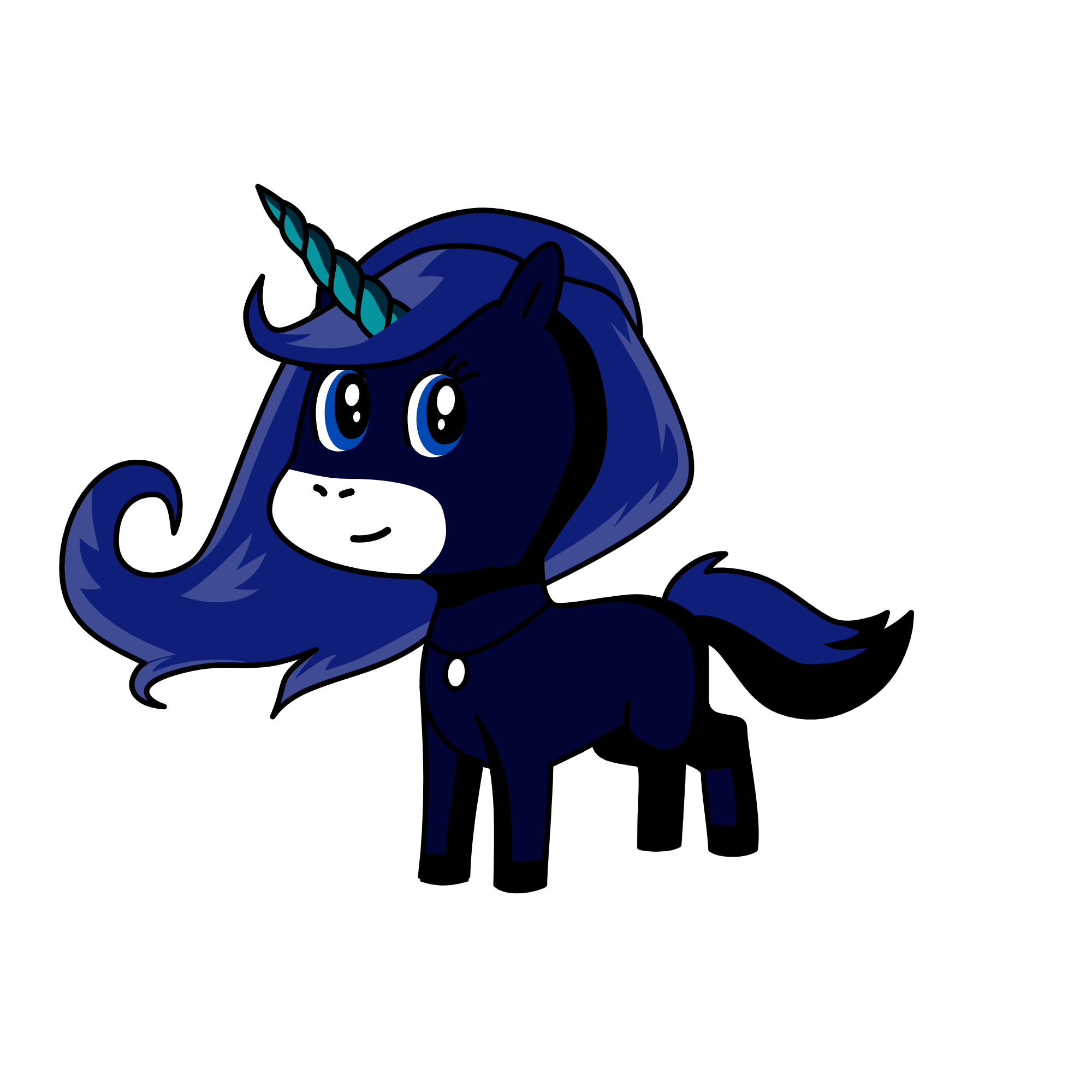 Midnight, the unicorn