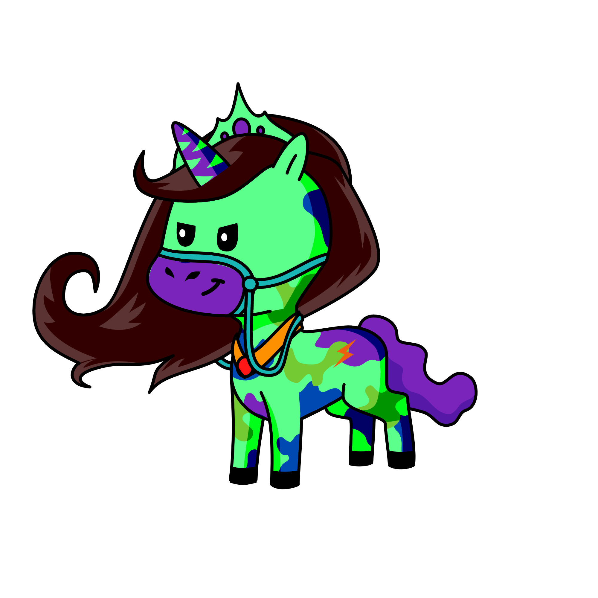 King Joke, the unicorn