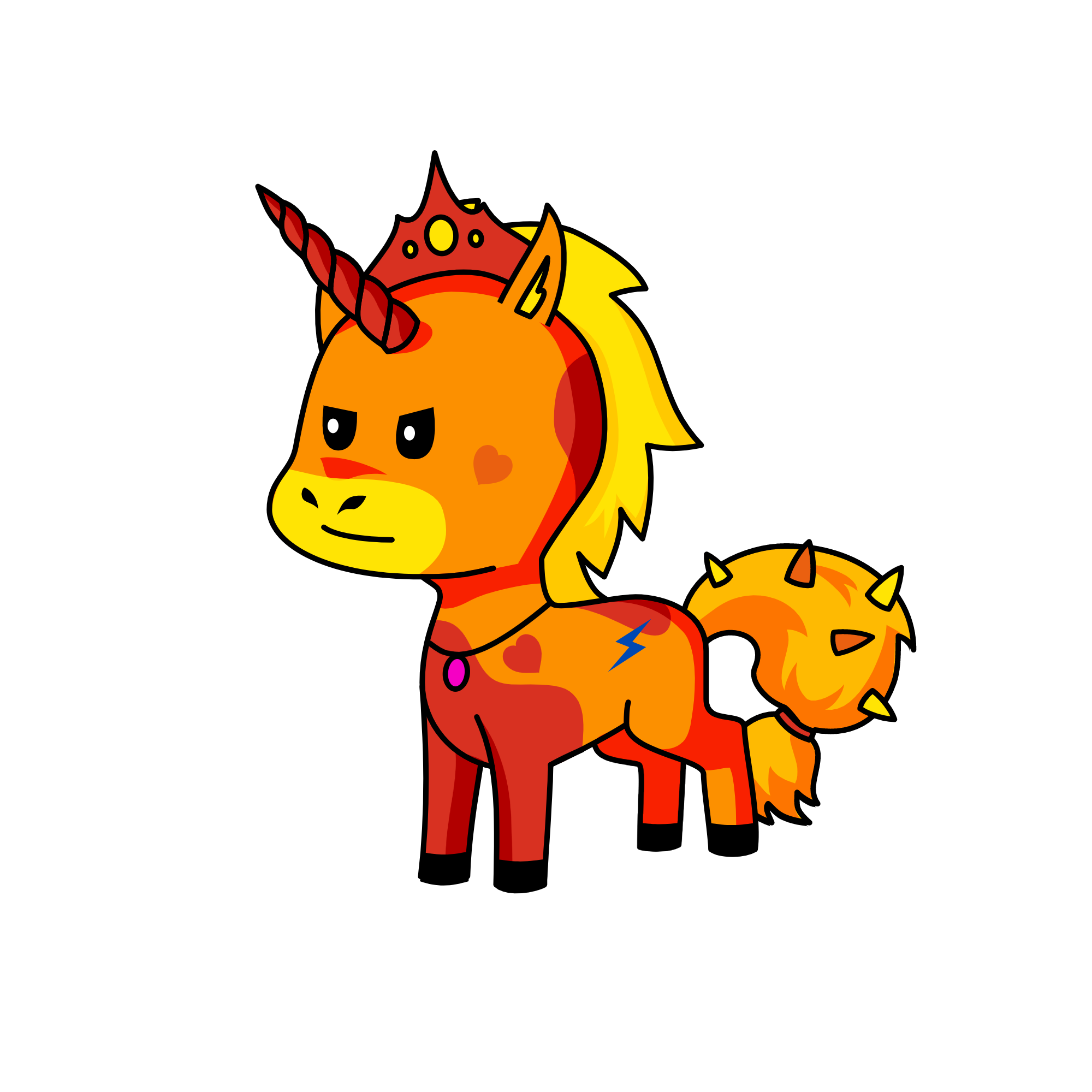 sun queen, the unicorn