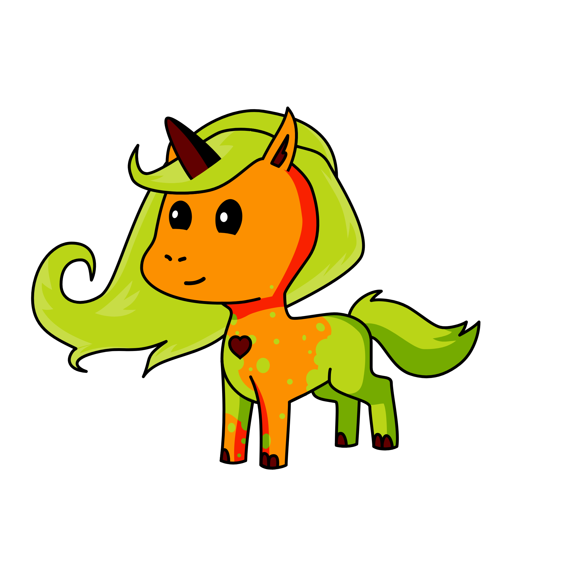 Mango, the unicorn