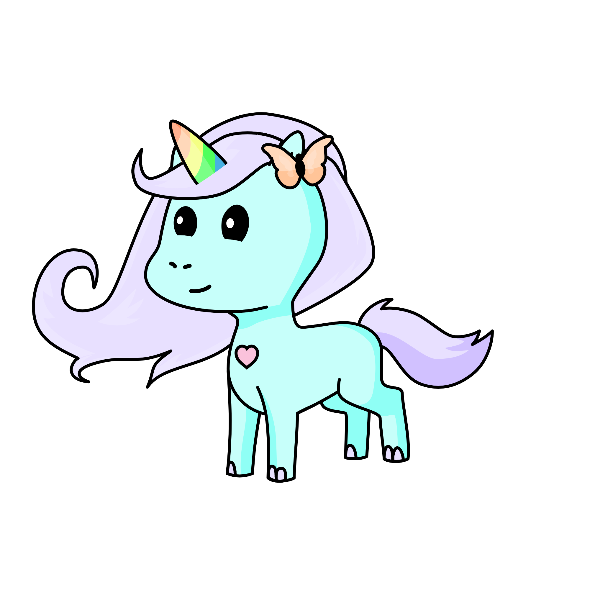 (You can see her colors better with that backround) Rainie, the unicorn