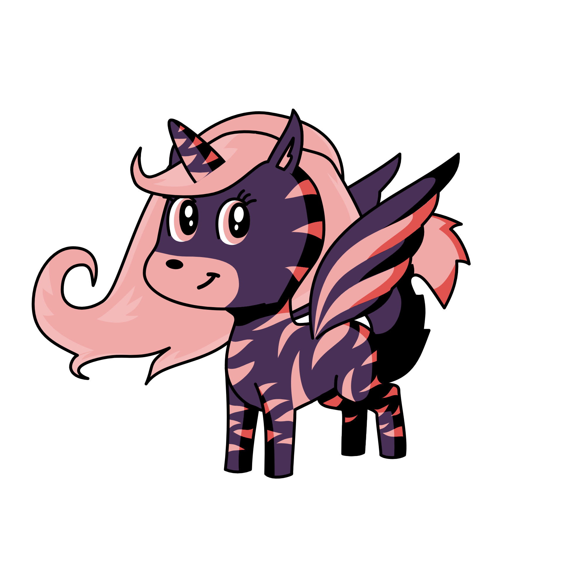 Dark berry, the unicorn