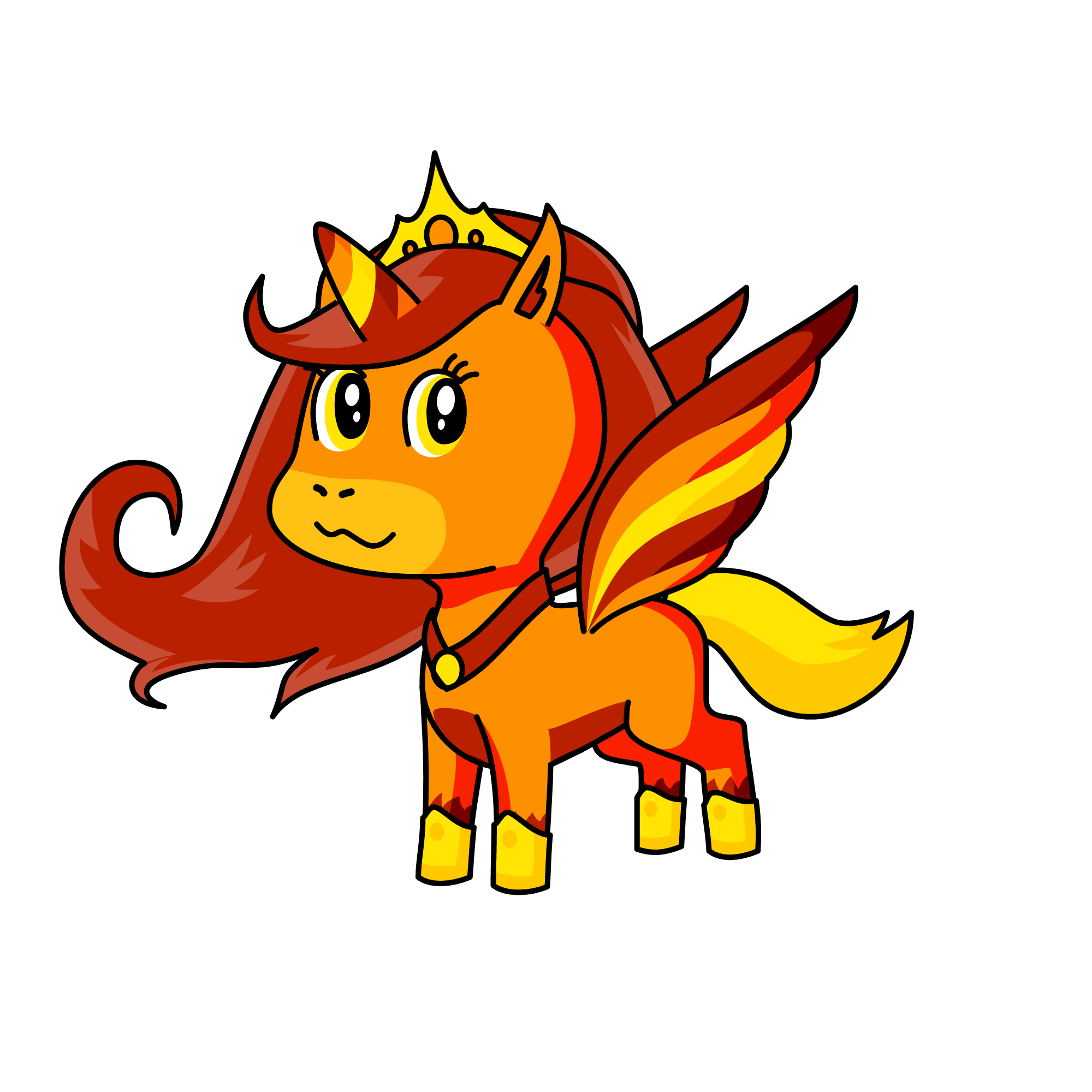 to get the wings go to the about page and then go down all the way to the bottom and click add wings, the unicorn