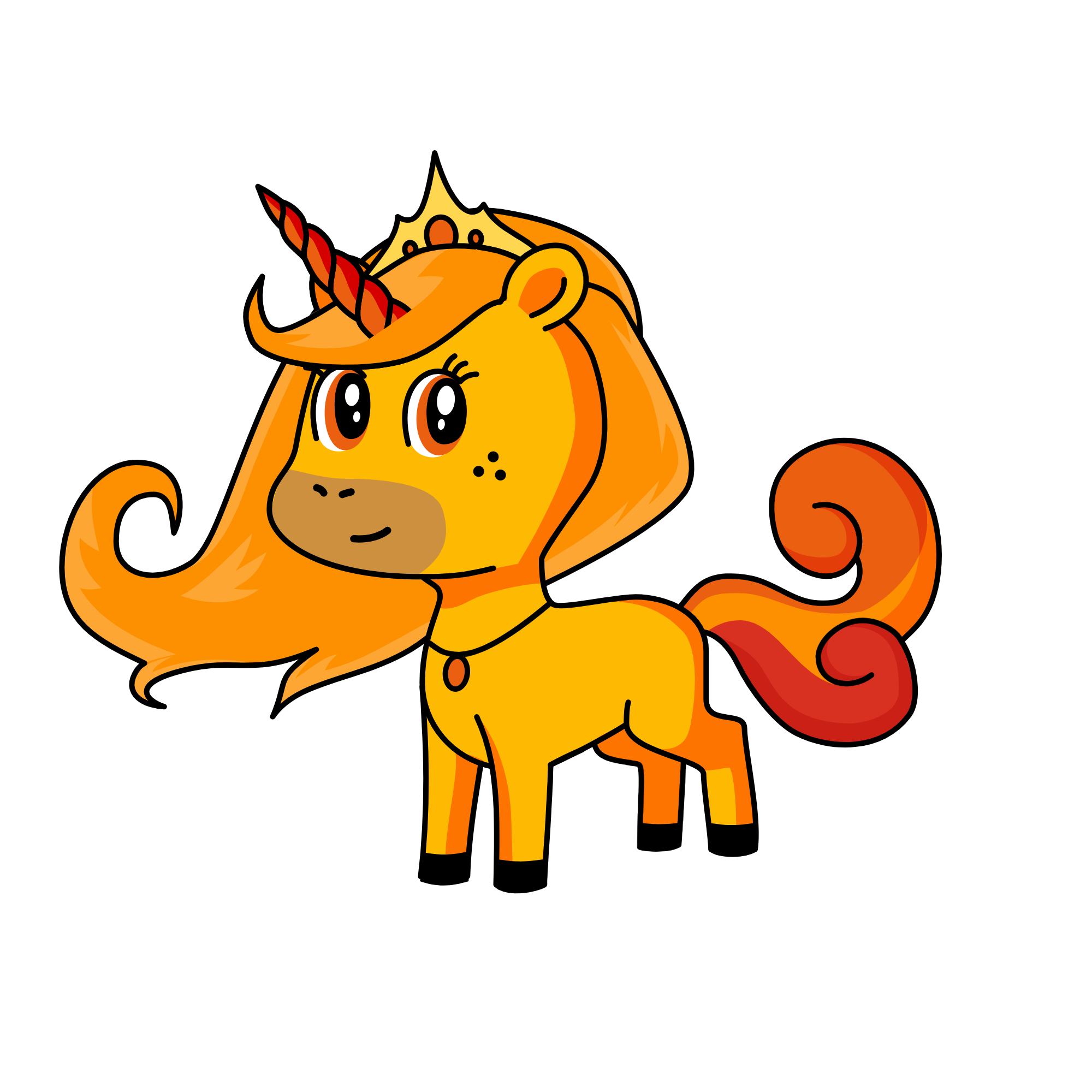 Burnette, the unicorn