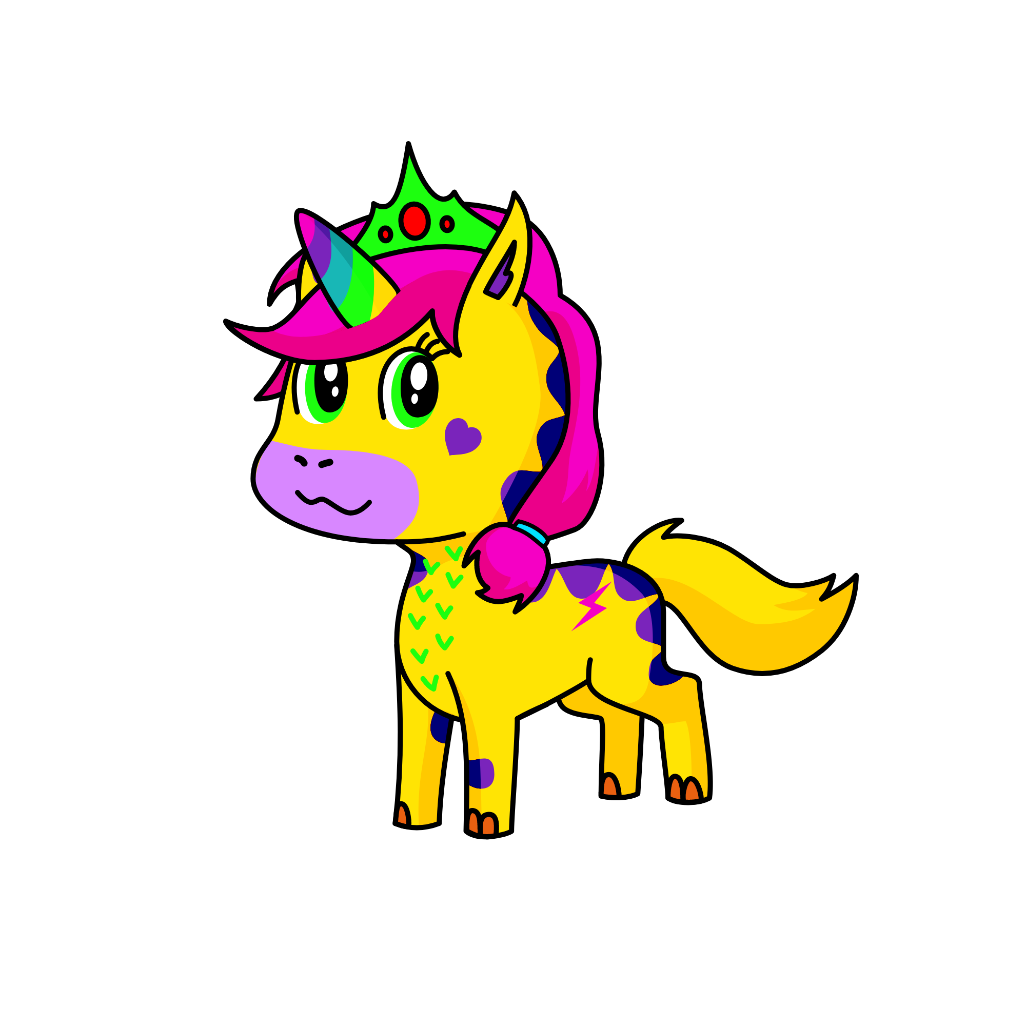 Snowy, the unicorn