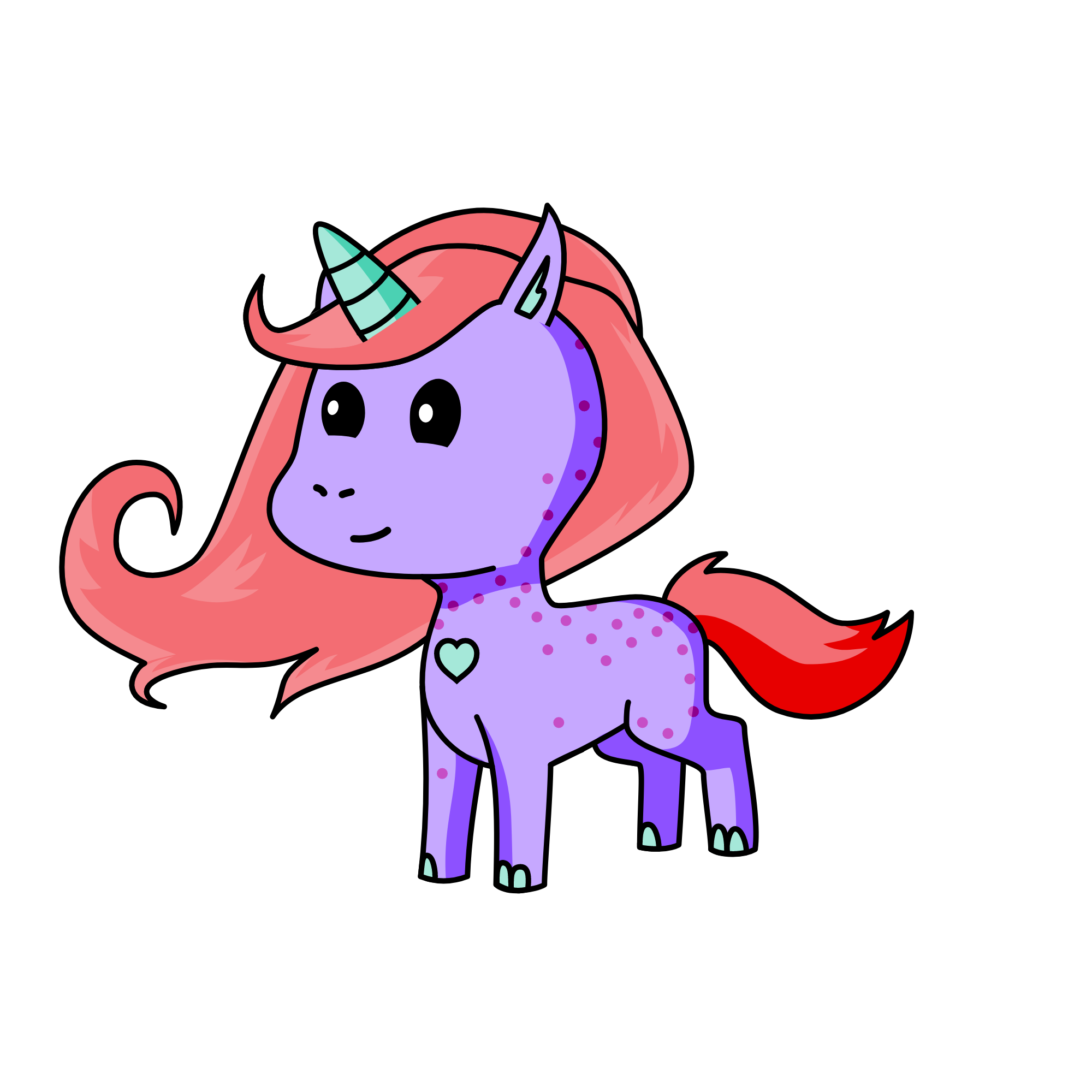Coraina, the unicorn