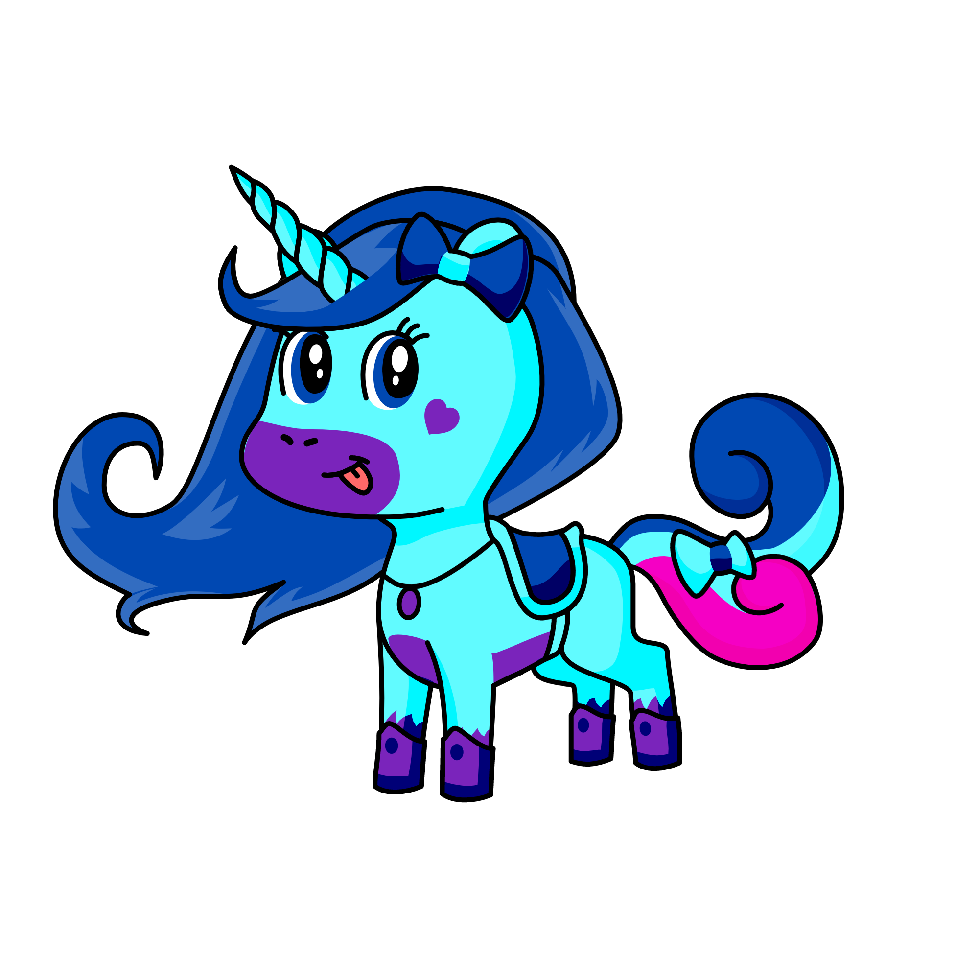 SMART GIRL LUNA, the unicorn