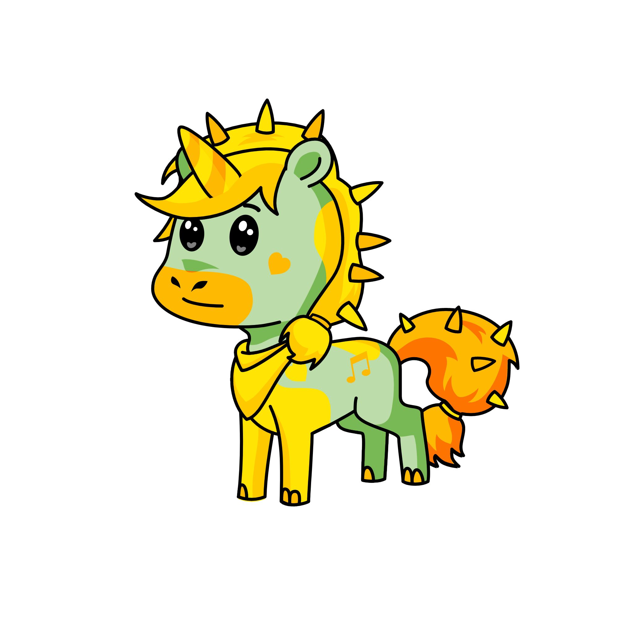 fashon pony, the unicorn