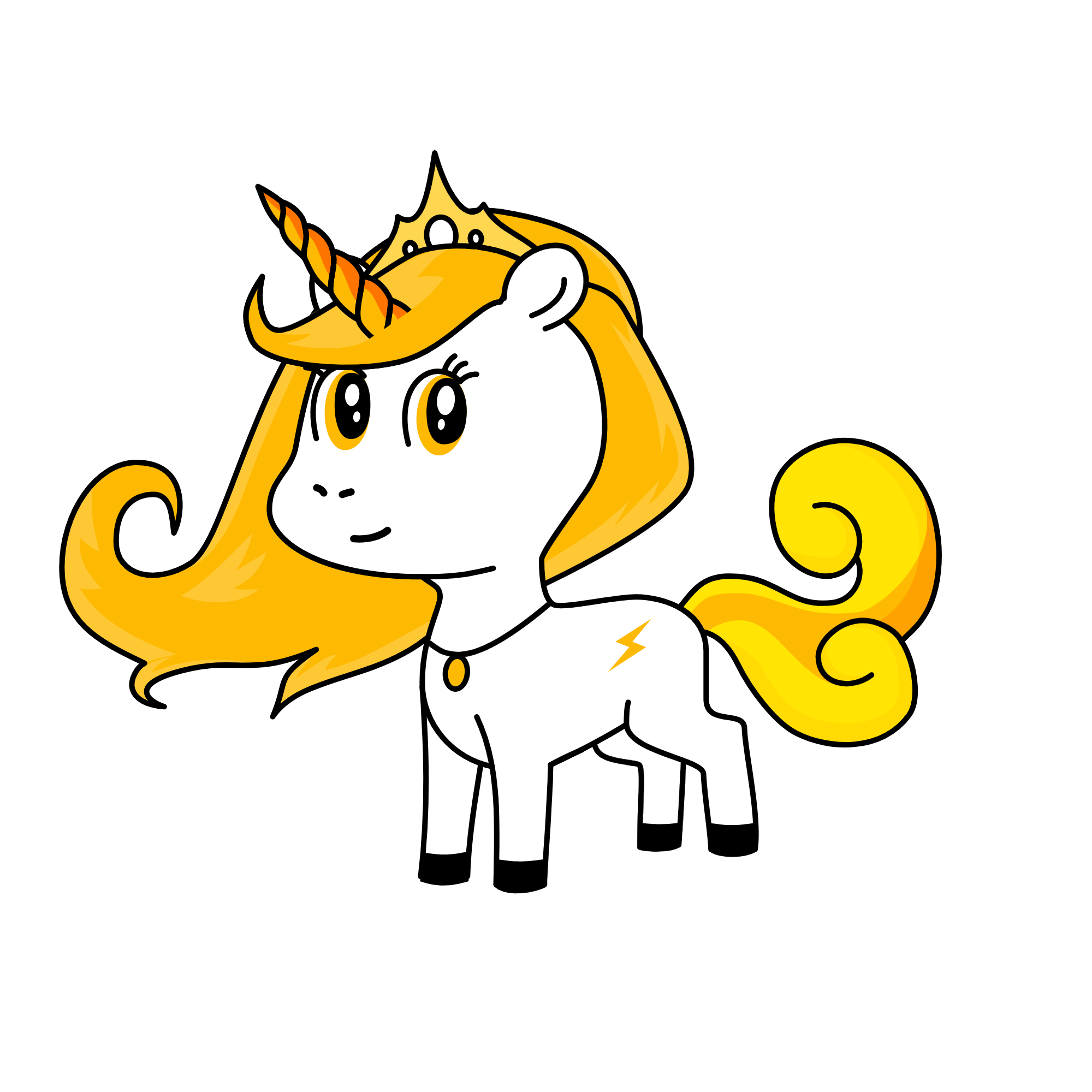 Boltette, the unicorn