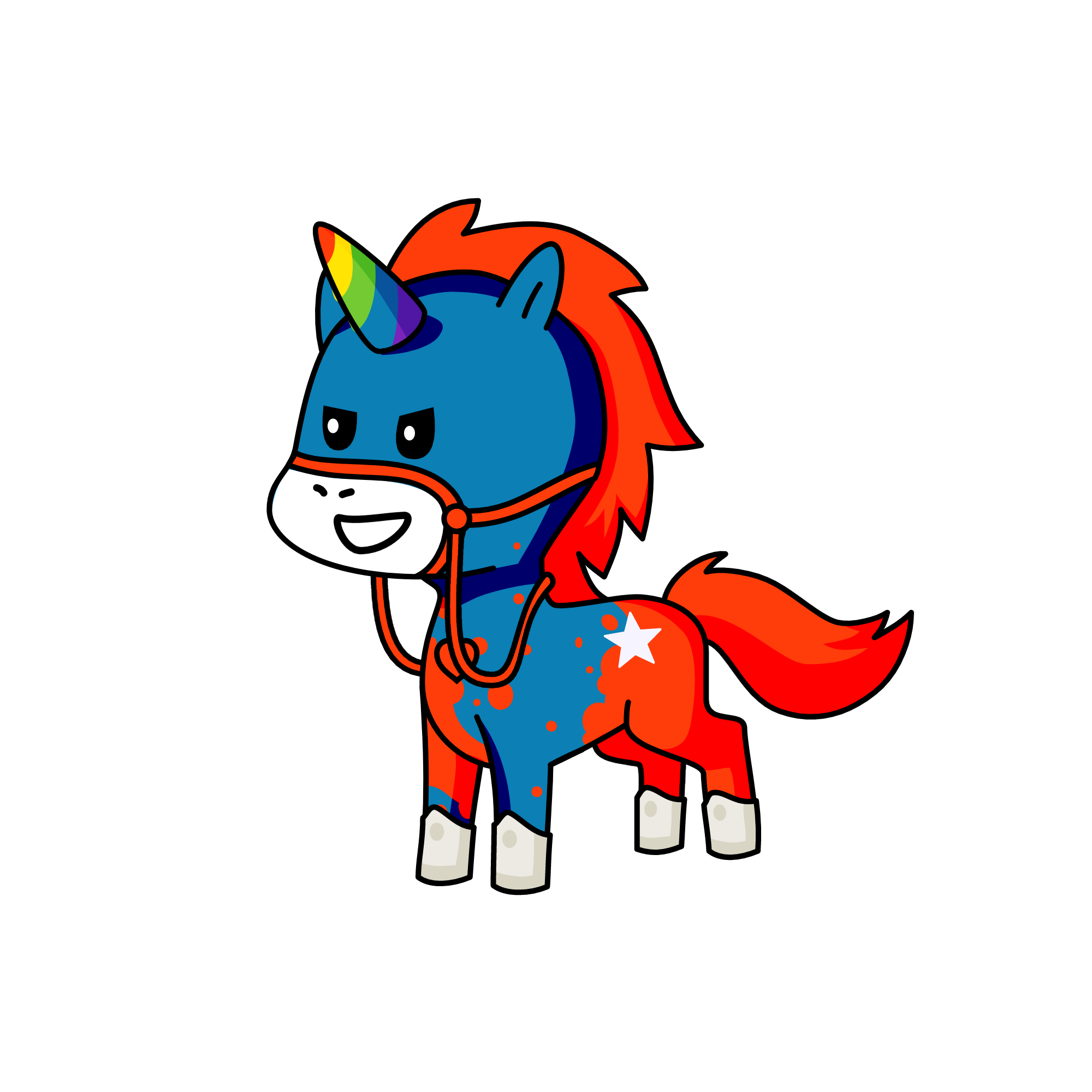 America, the unicorn