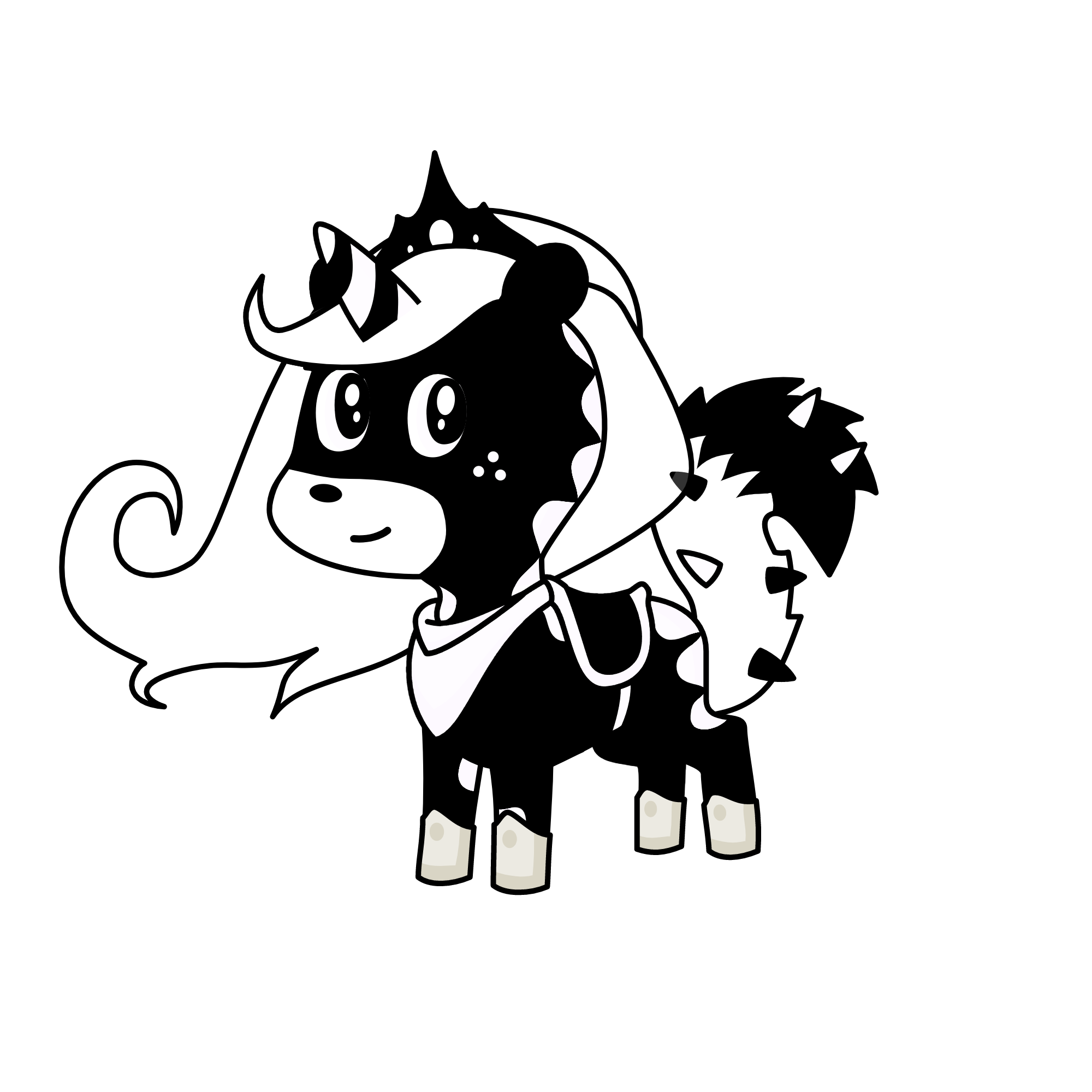 moonlight, the unicorn