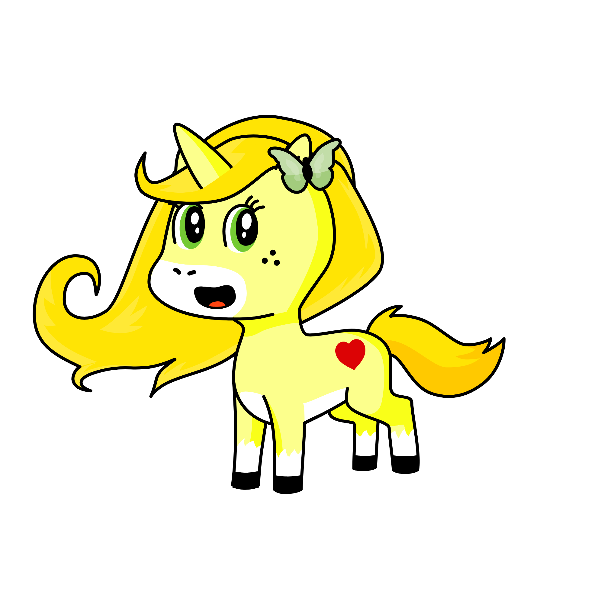 Amarillina , the unicorn