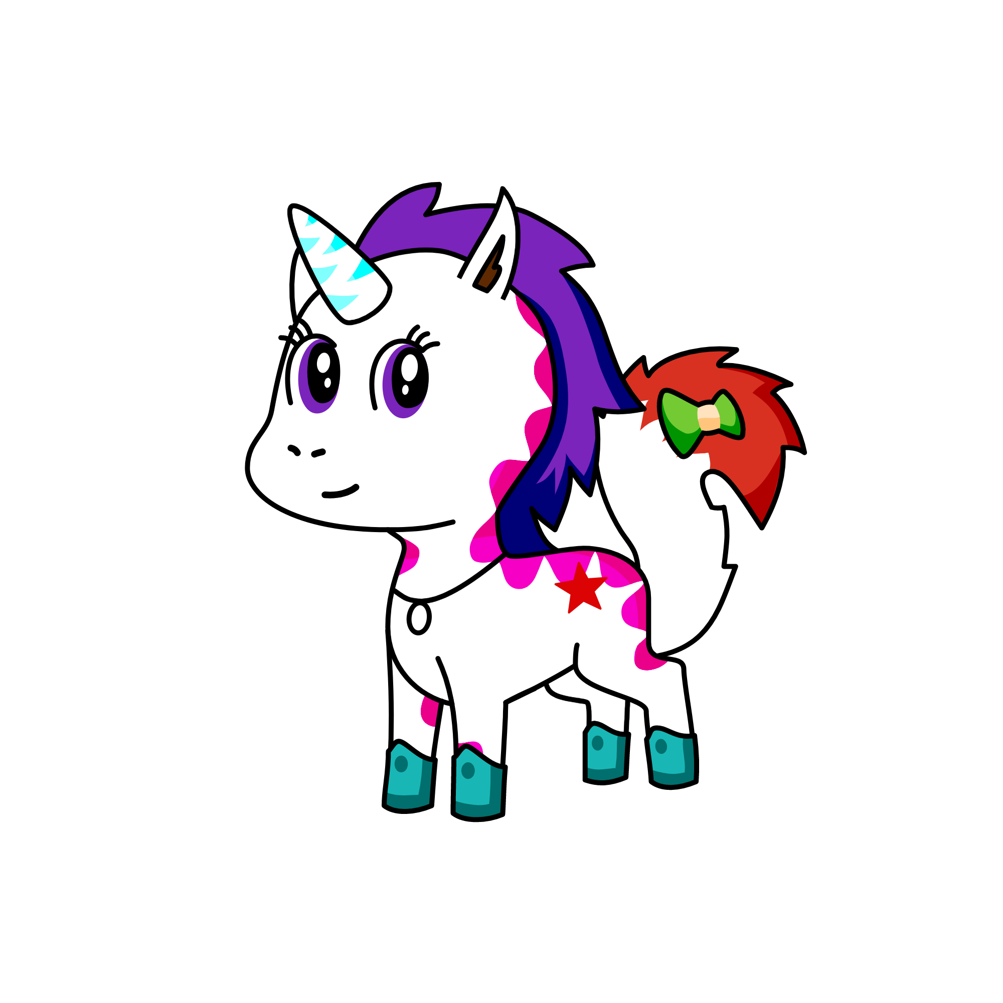 rainbow, the unicorn