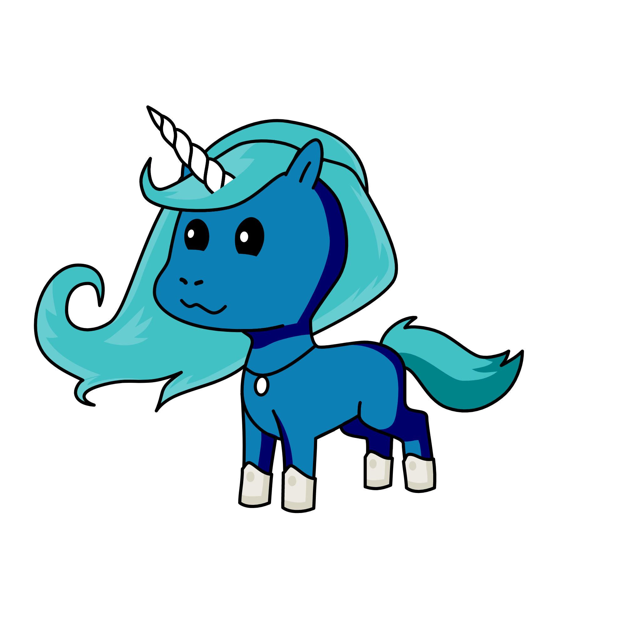 winter, the unicorn