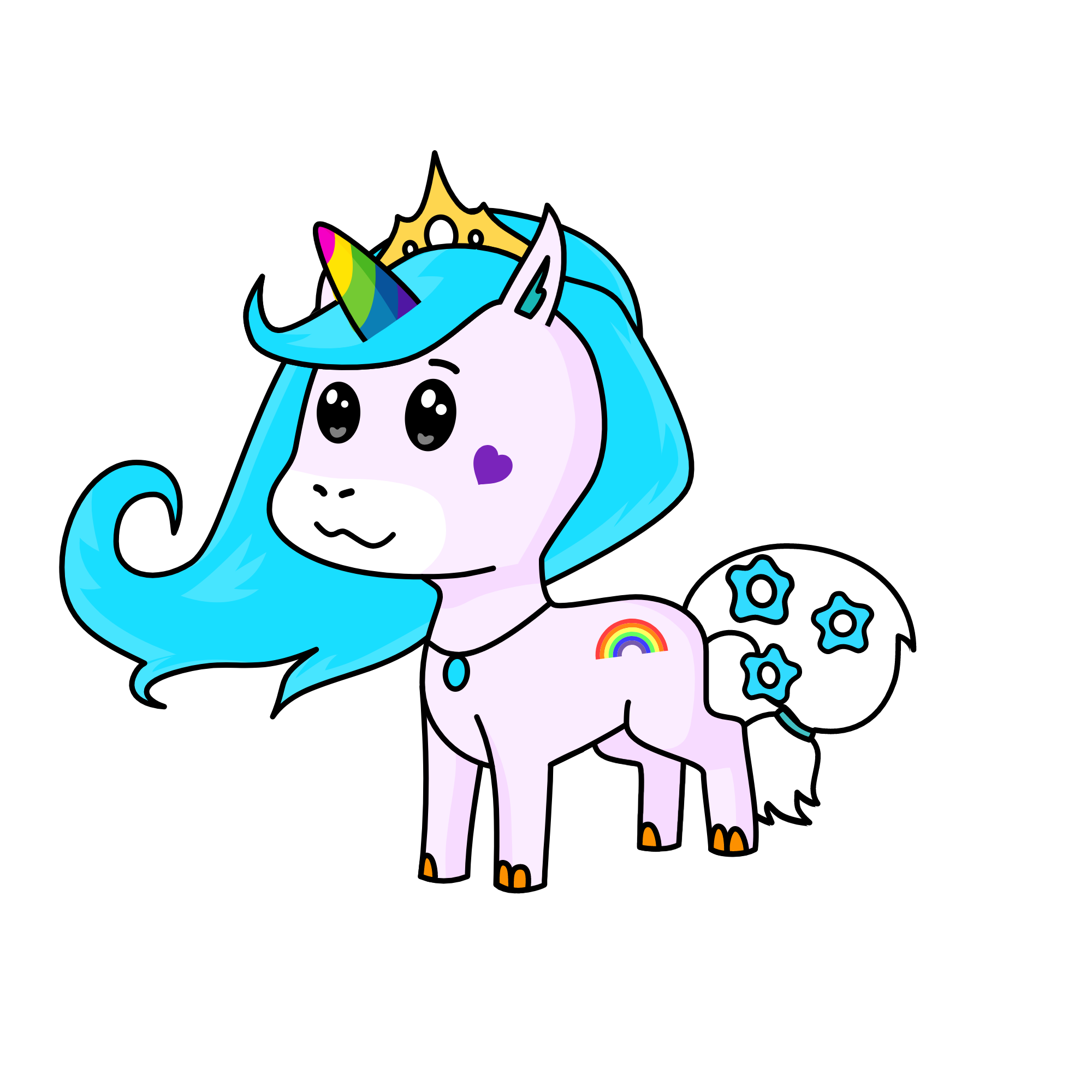 Maria Rainbow Skyler, the unicorn
