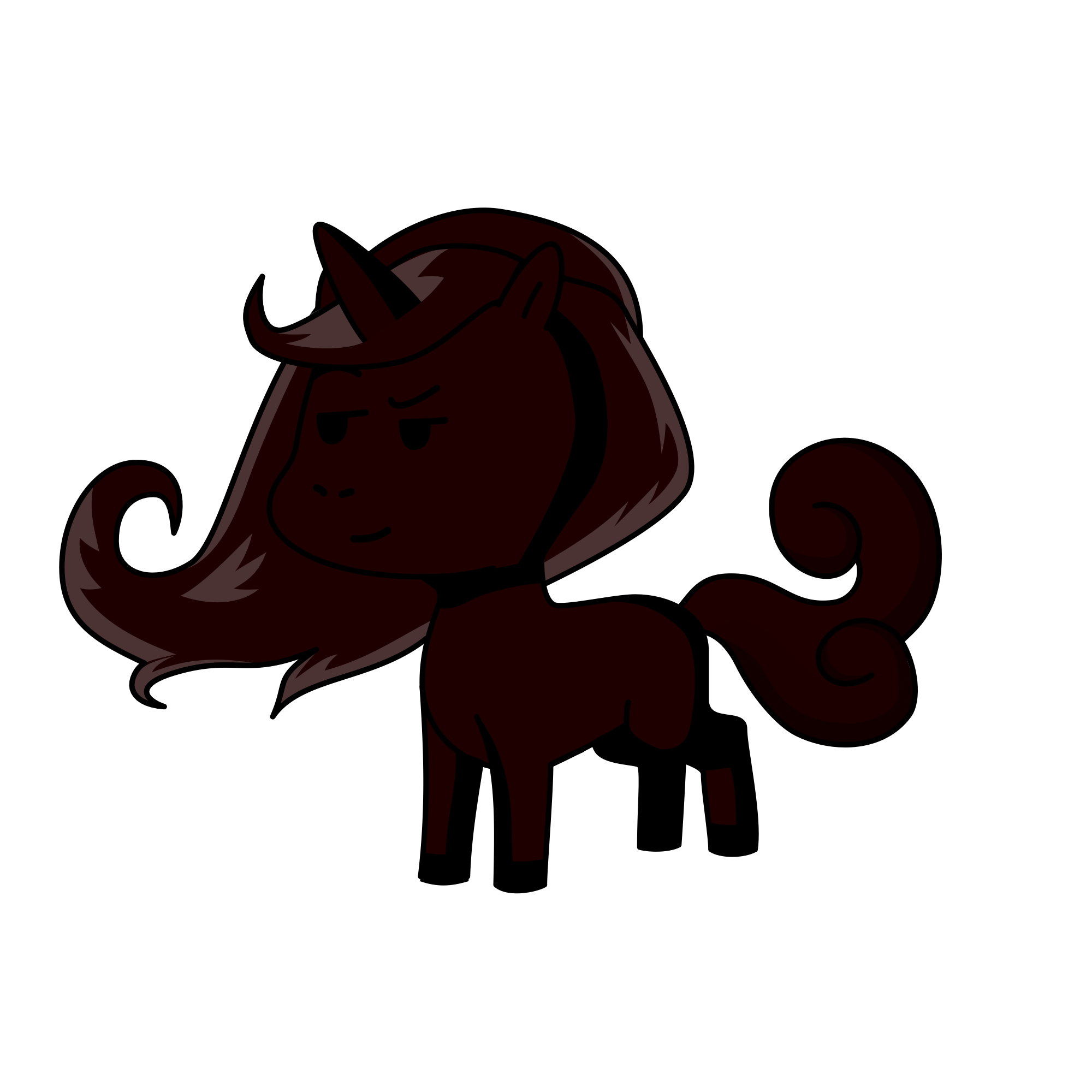 Brownie , the unicorn