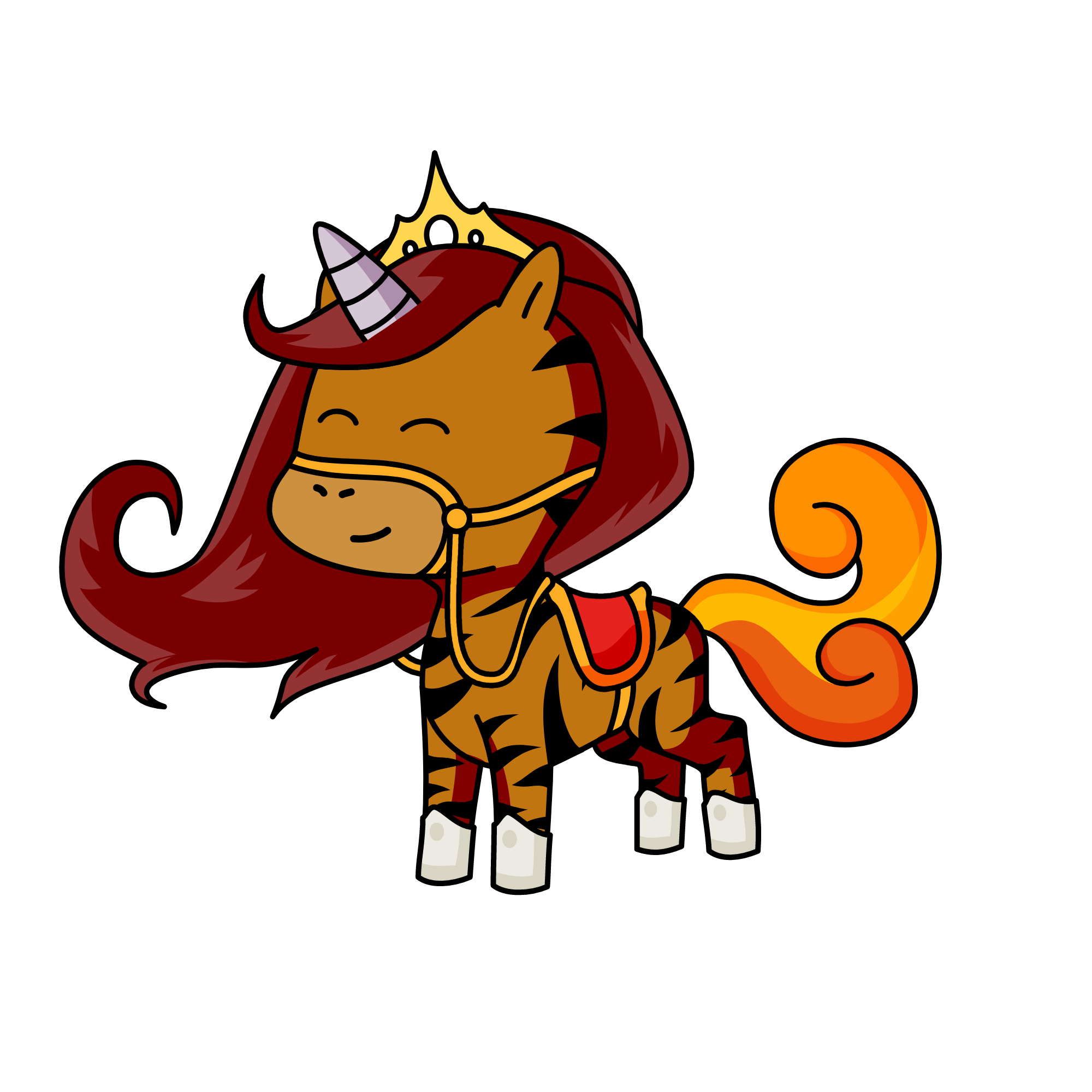 Ginger, the unicorn