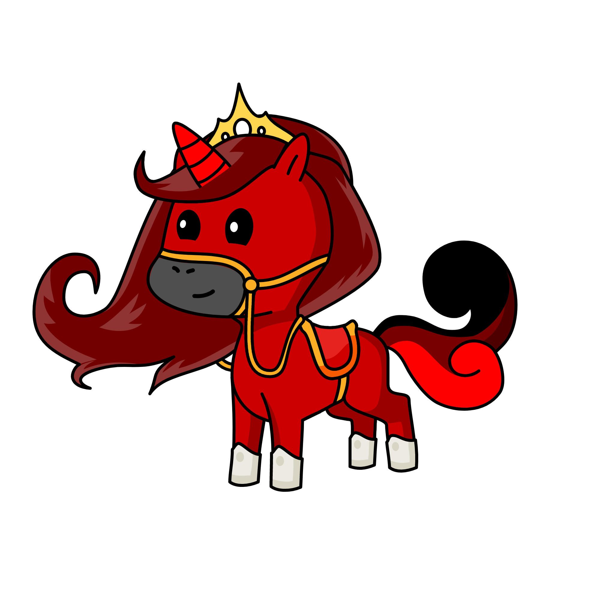Moody, the unicorn
