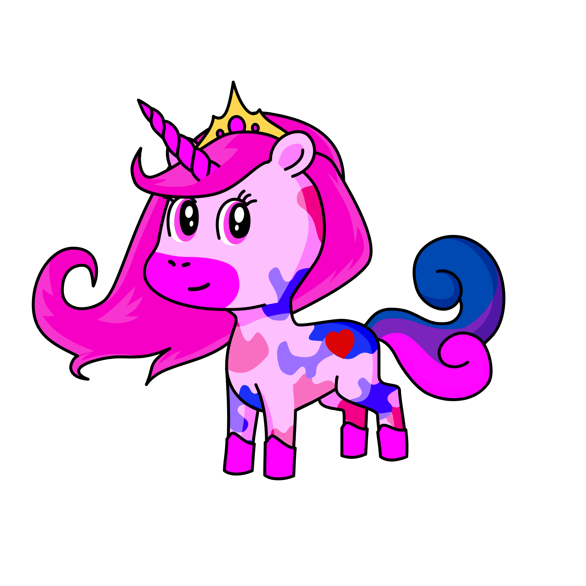 Princess Pinky, the unicorn