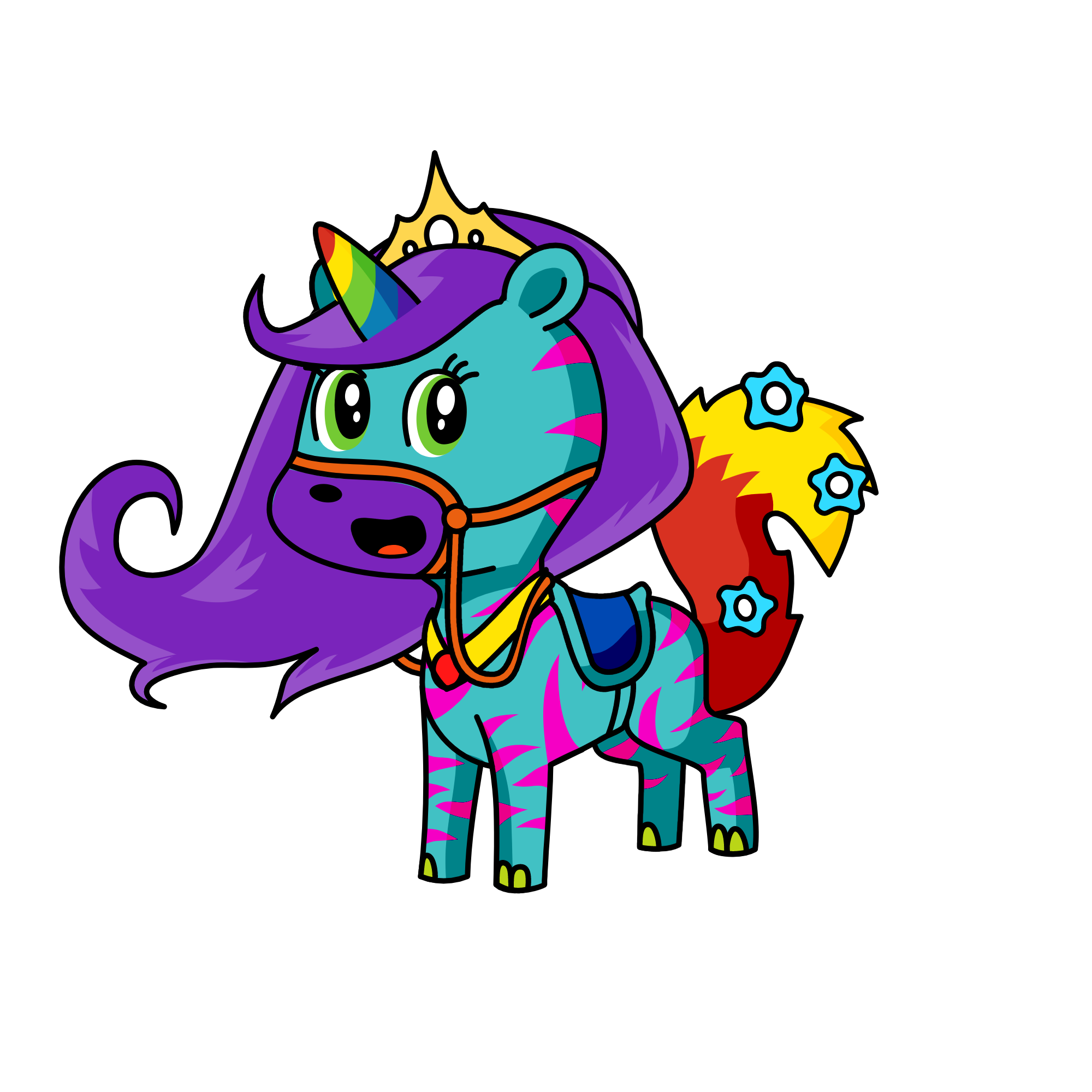Princess Snowy, the unicorn