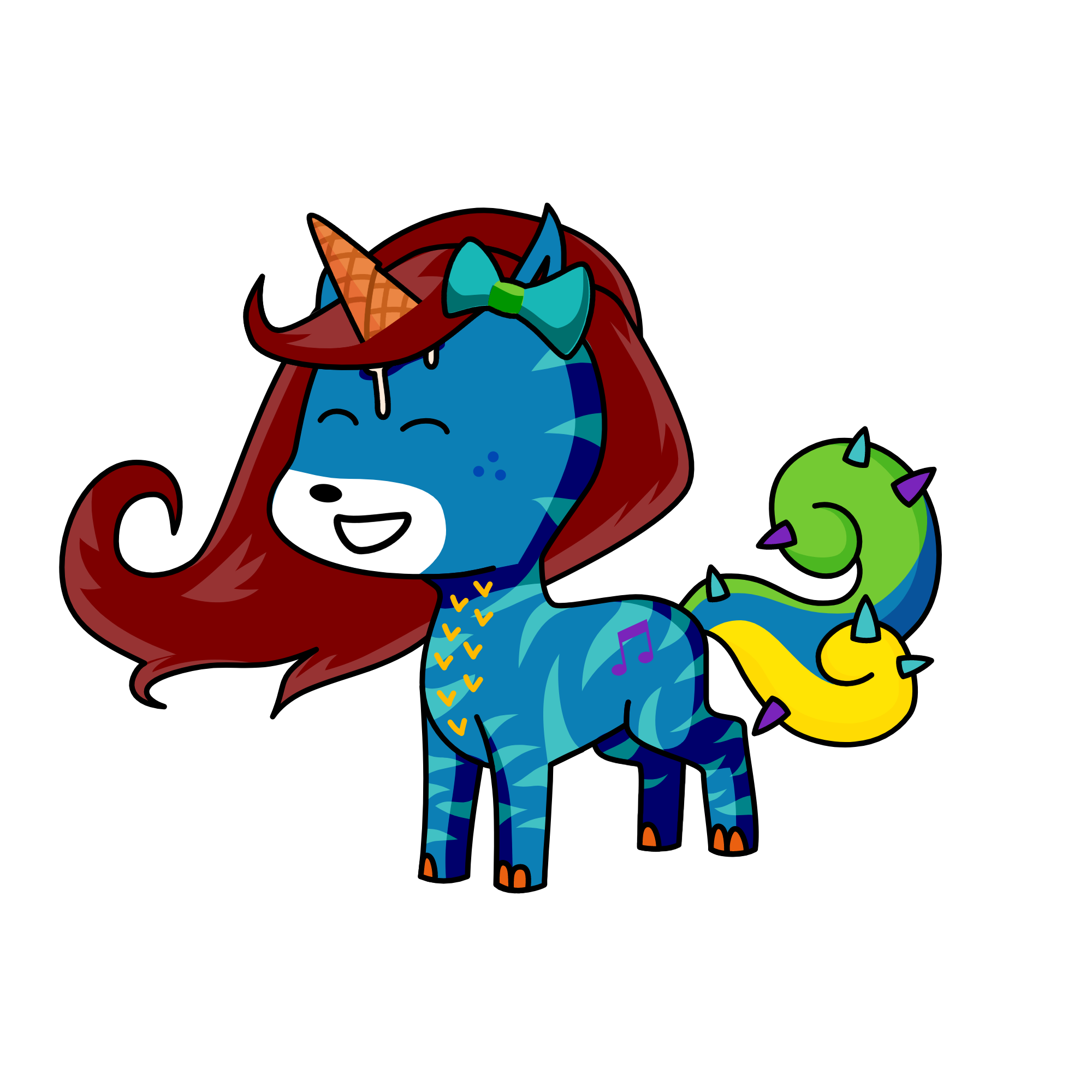 HELLO, the unicorn