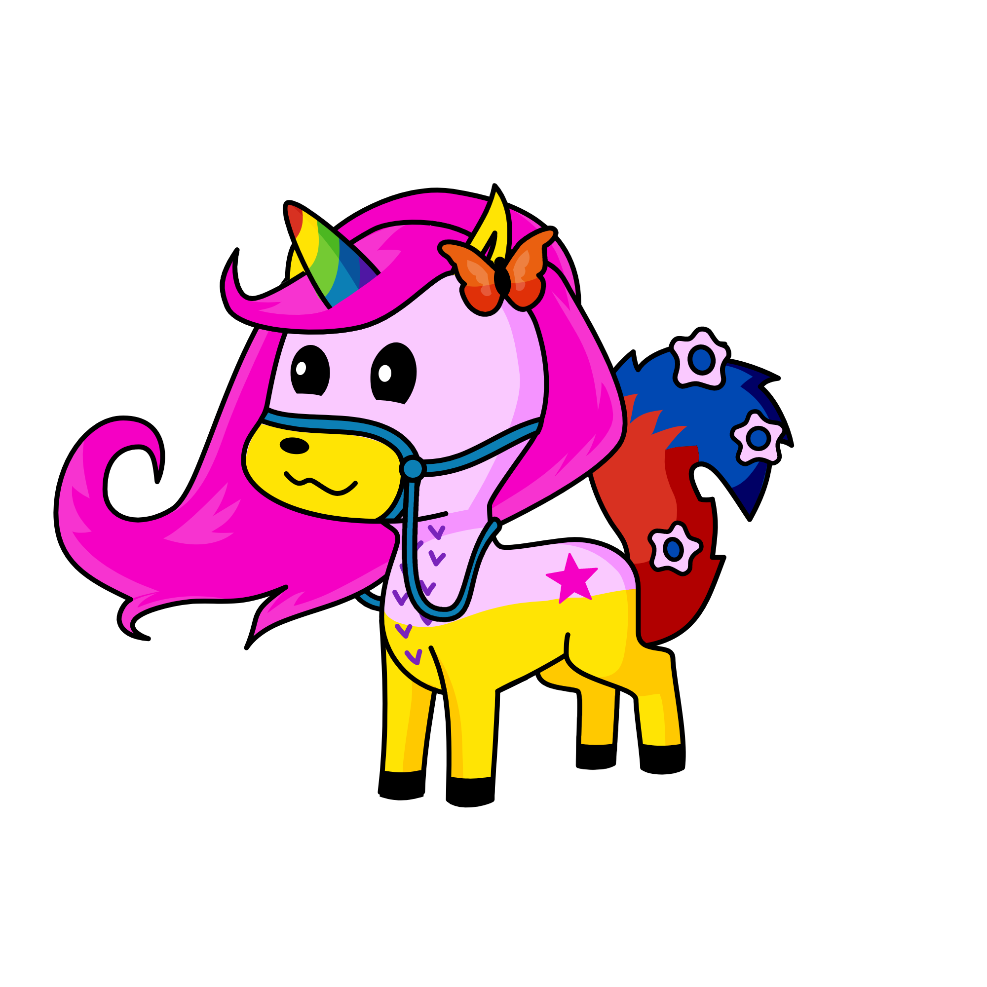 The Queen Of The Desert, the unicorn