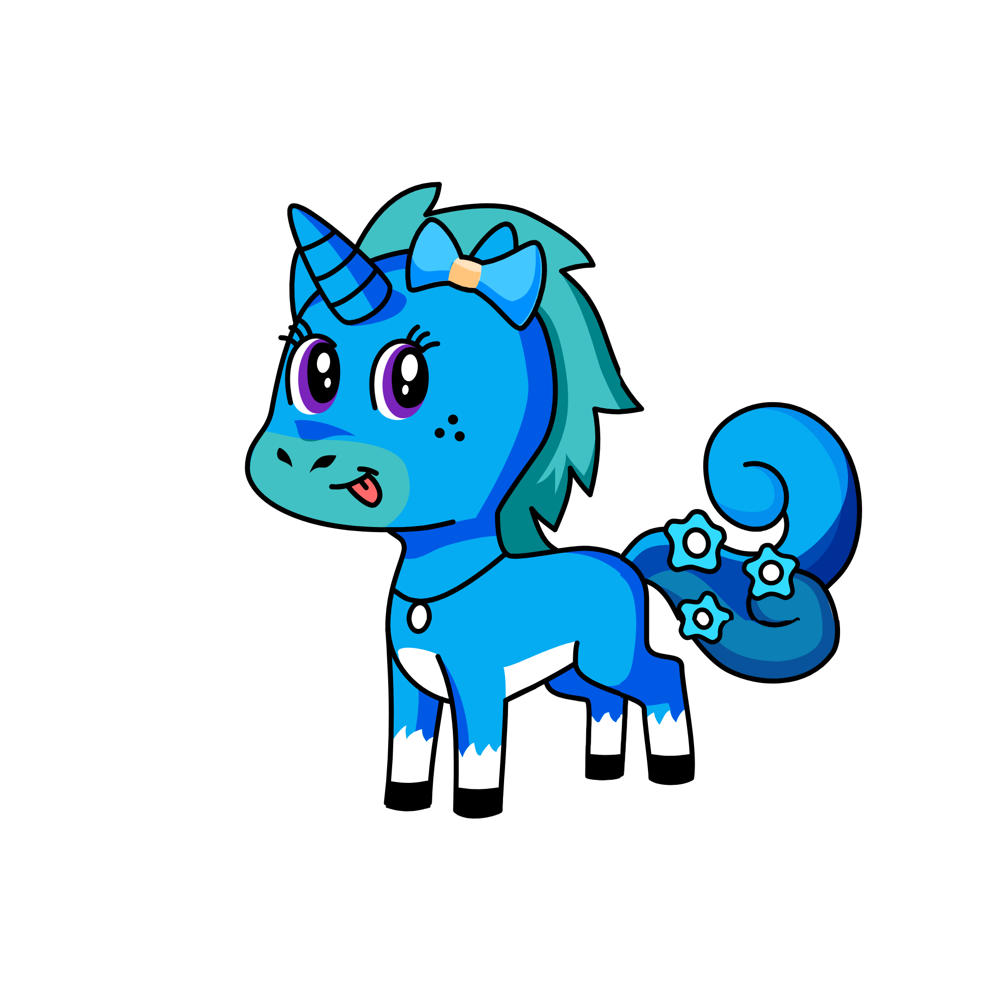 Winter, the unicorn