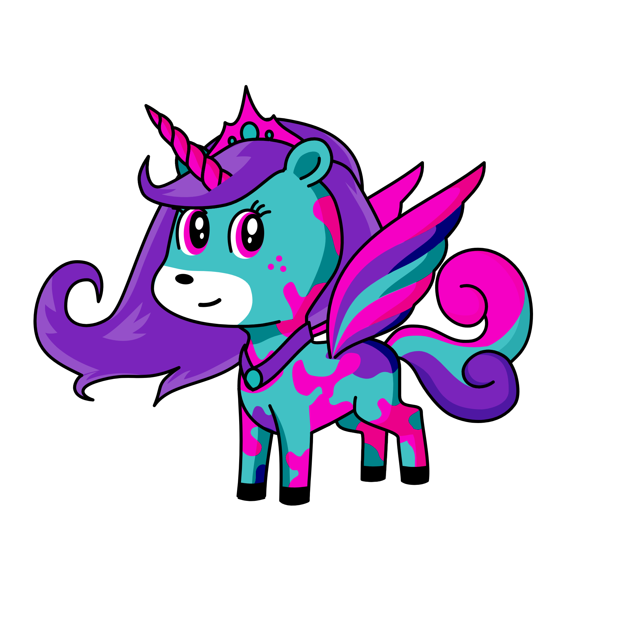 Princess of the Sky, the unicorn