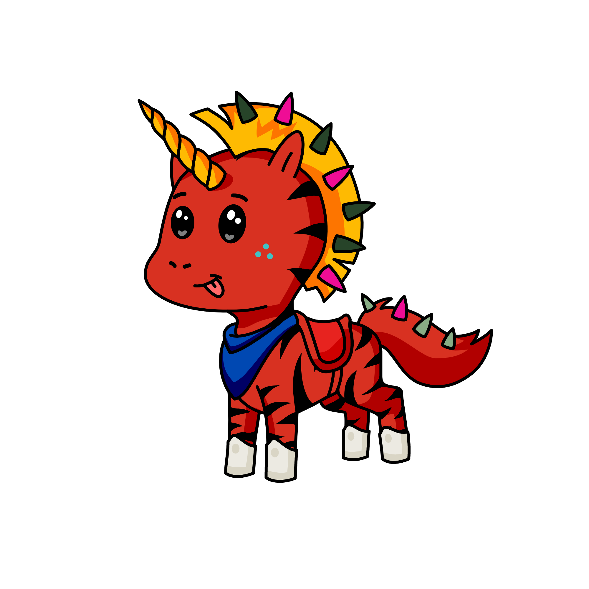 Cool, the unicorn