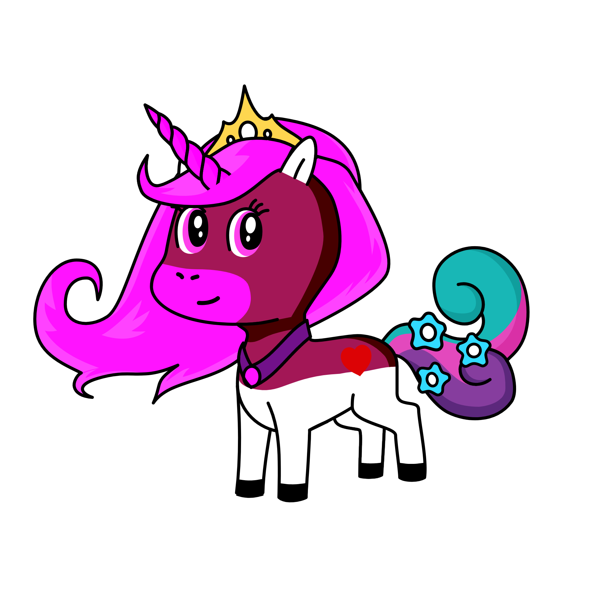 princess, the unicorn