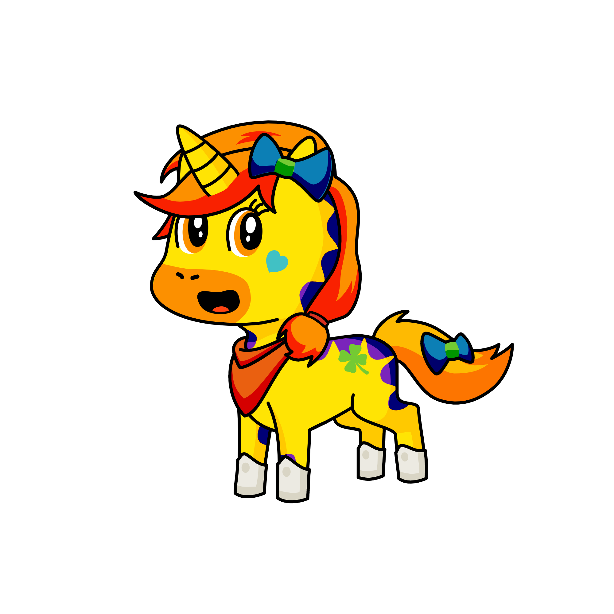 country orange , the unicorn