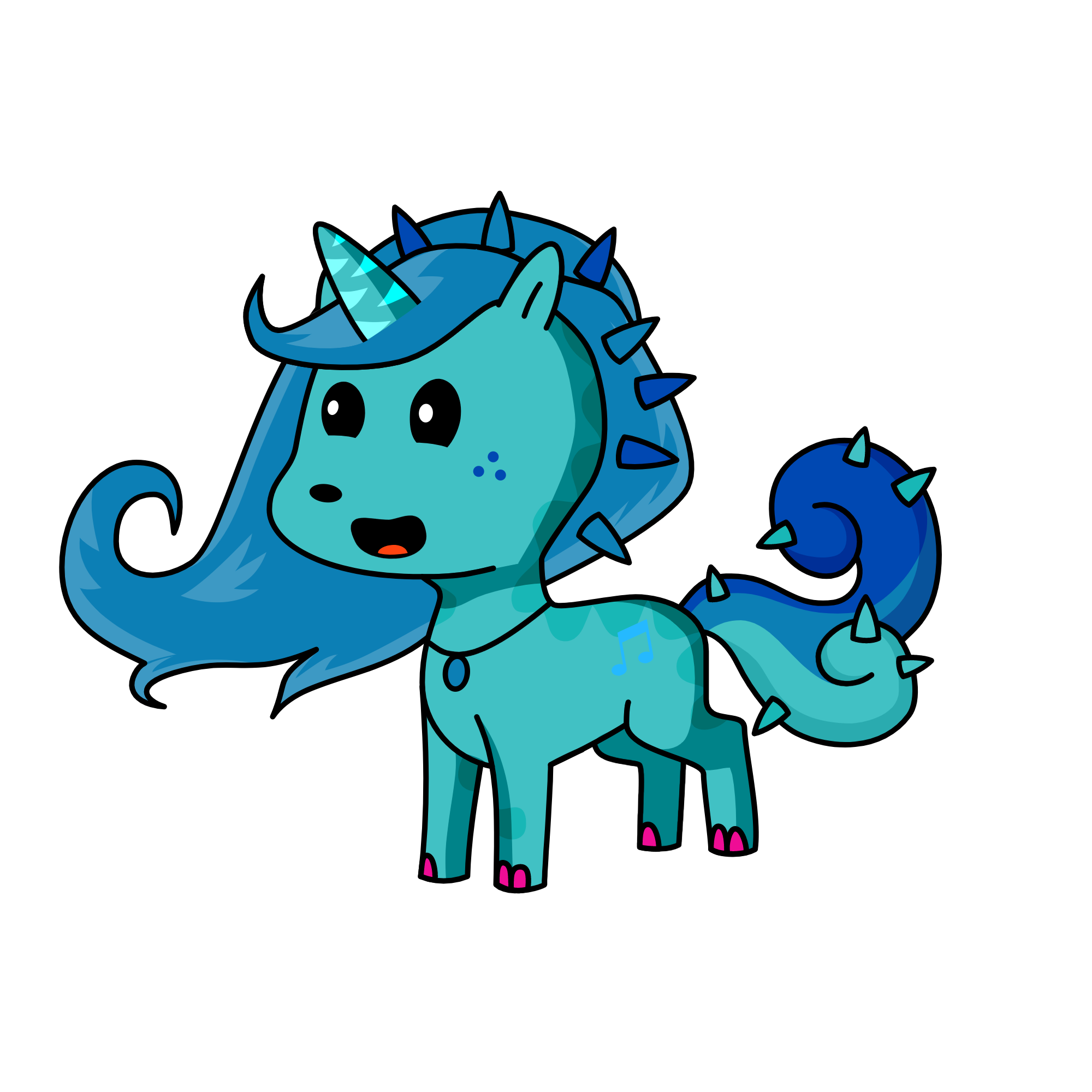 crystal, the unicorn