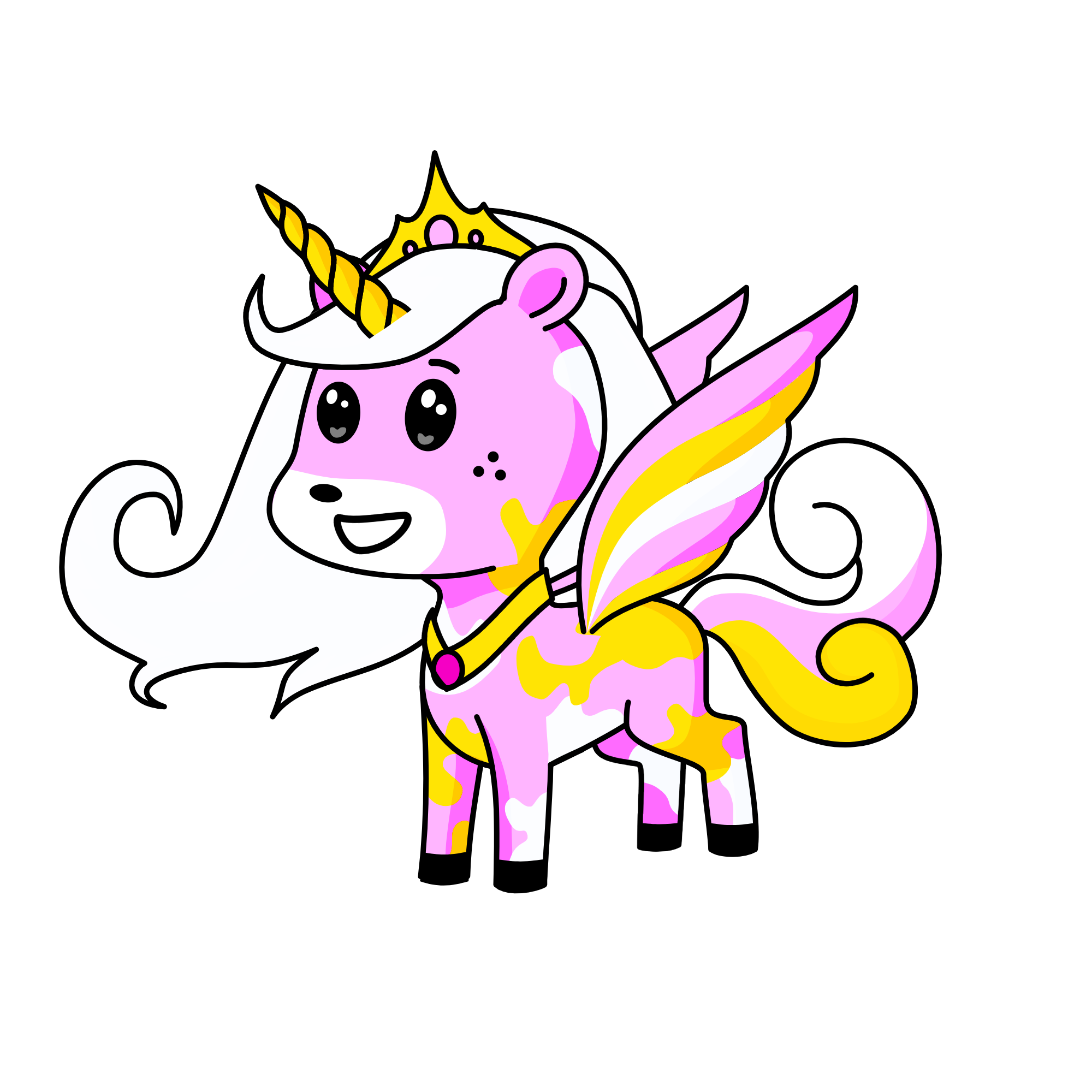 Cutiecorn, the unicorn