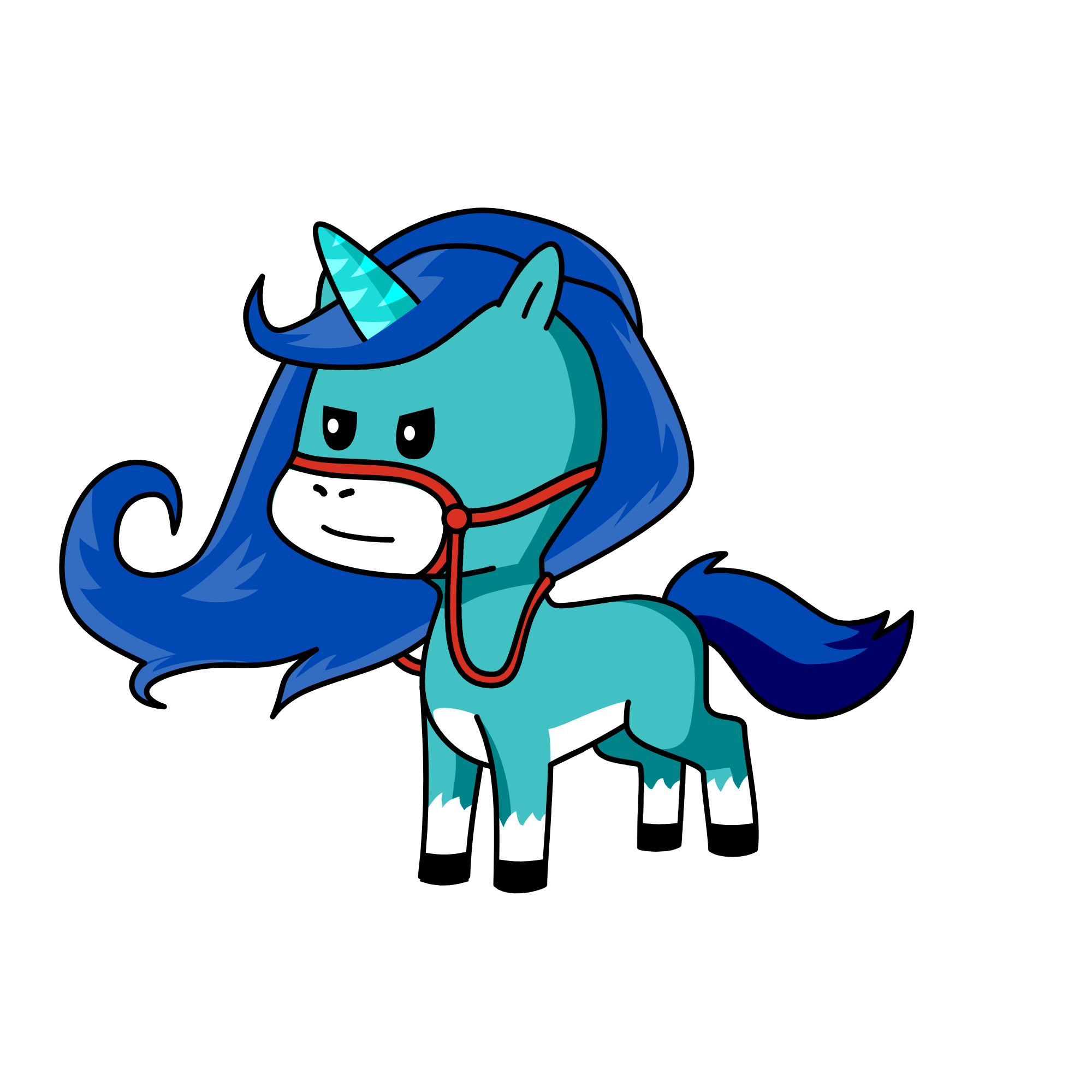 cool dude, the unicorn