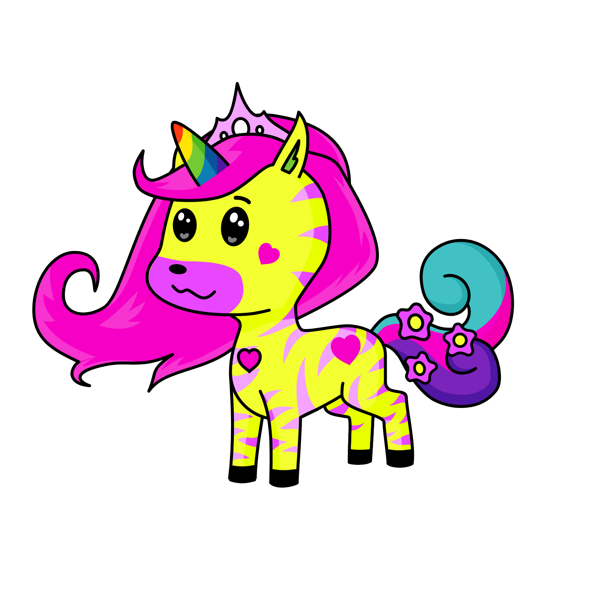 The Queen Of The Sky, the unicorn