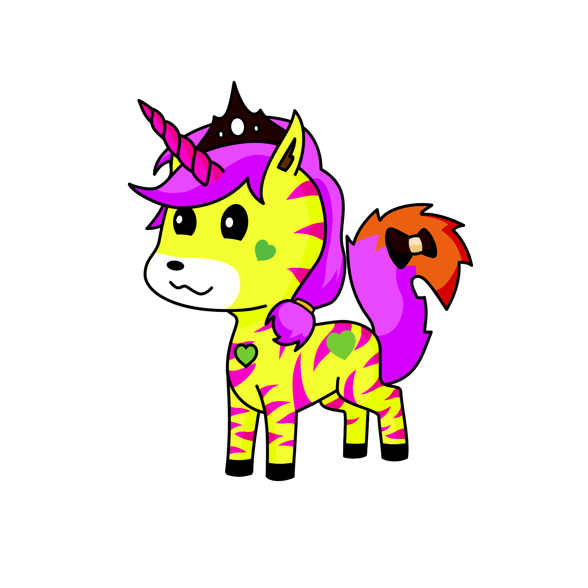 Black Queen Of The Night , the unicorn