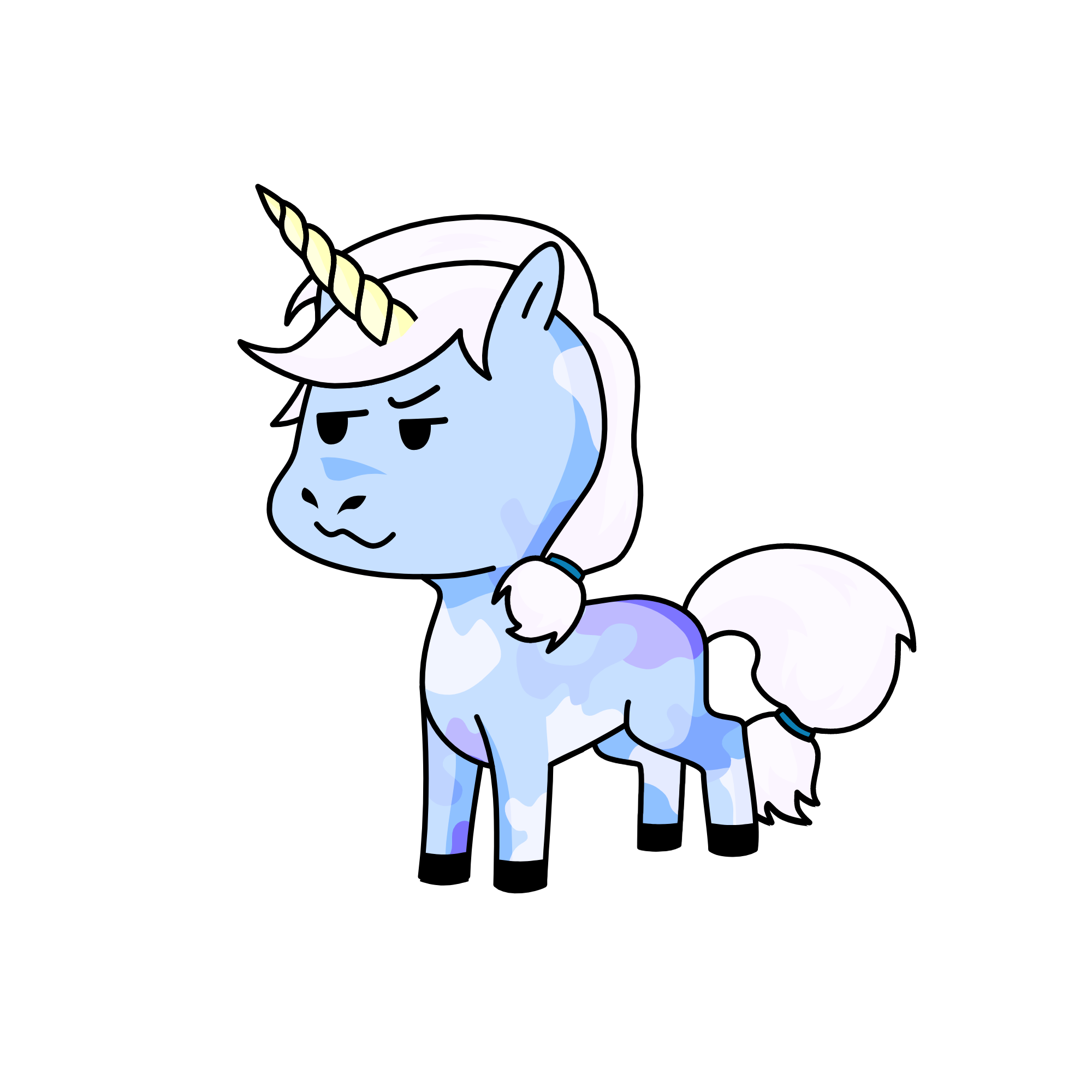 Floof, the unicorn