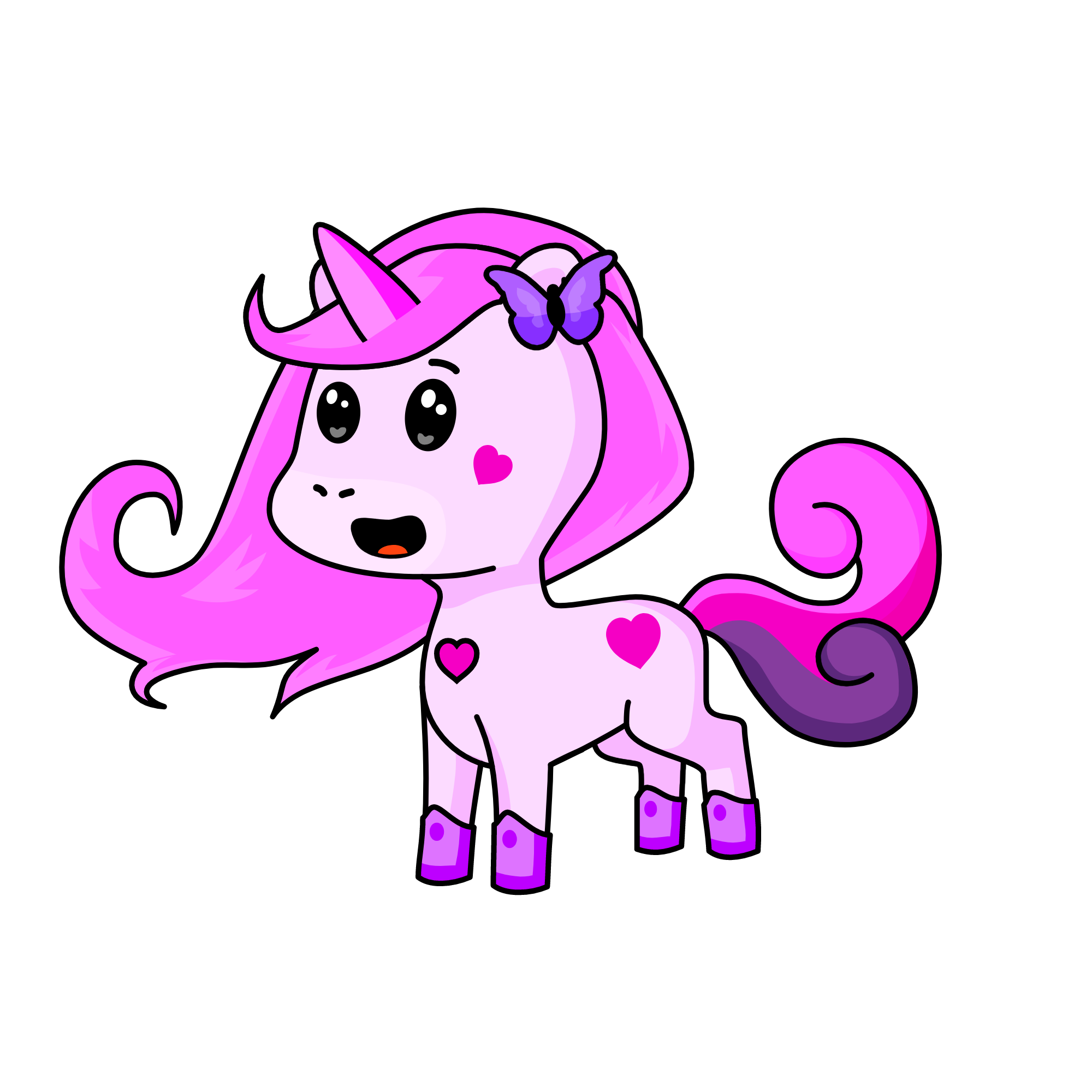 Gummy, the unicorn