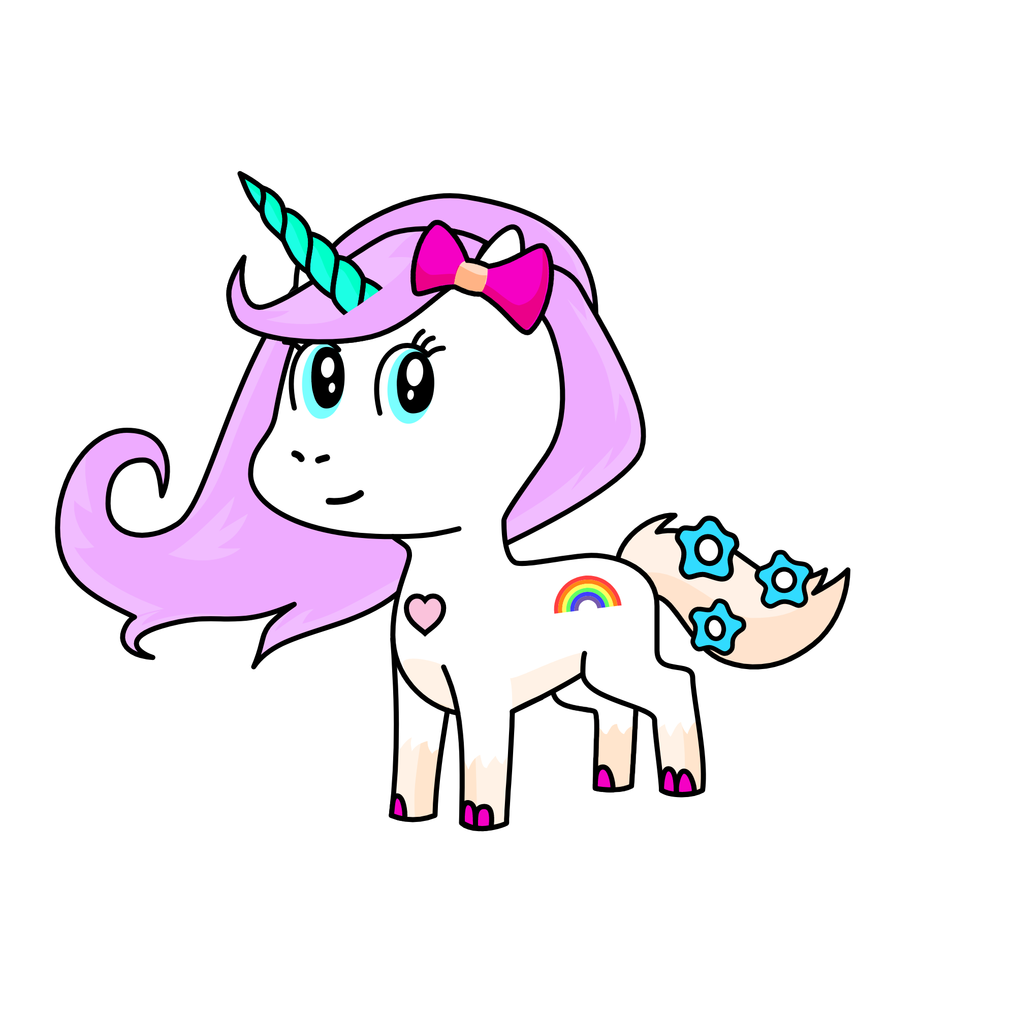 ms. rainbow, the unicorn