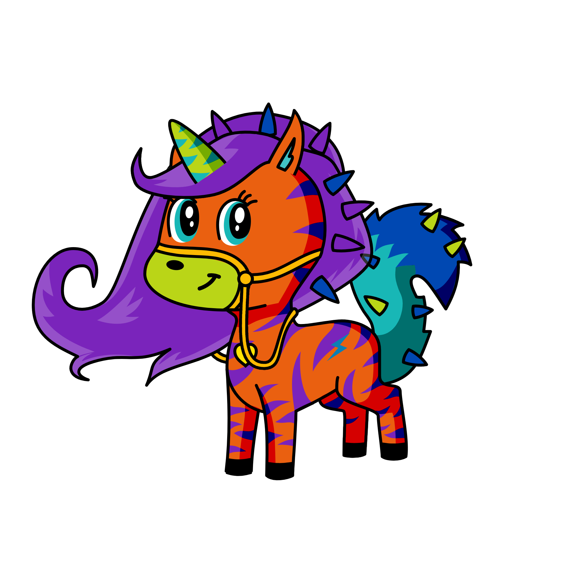 The Cool Unicorn, the unicorn