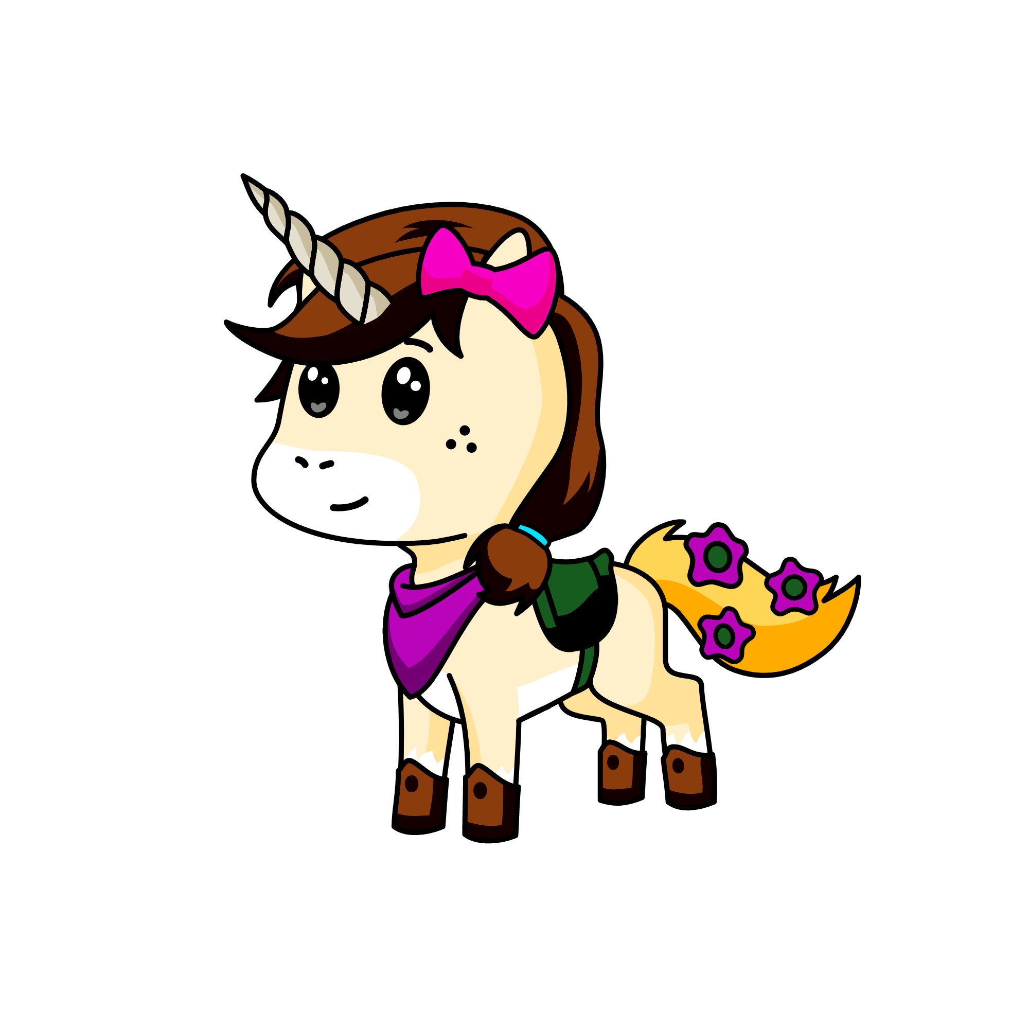I am new queen of Arendelle (Anna), the unicorn