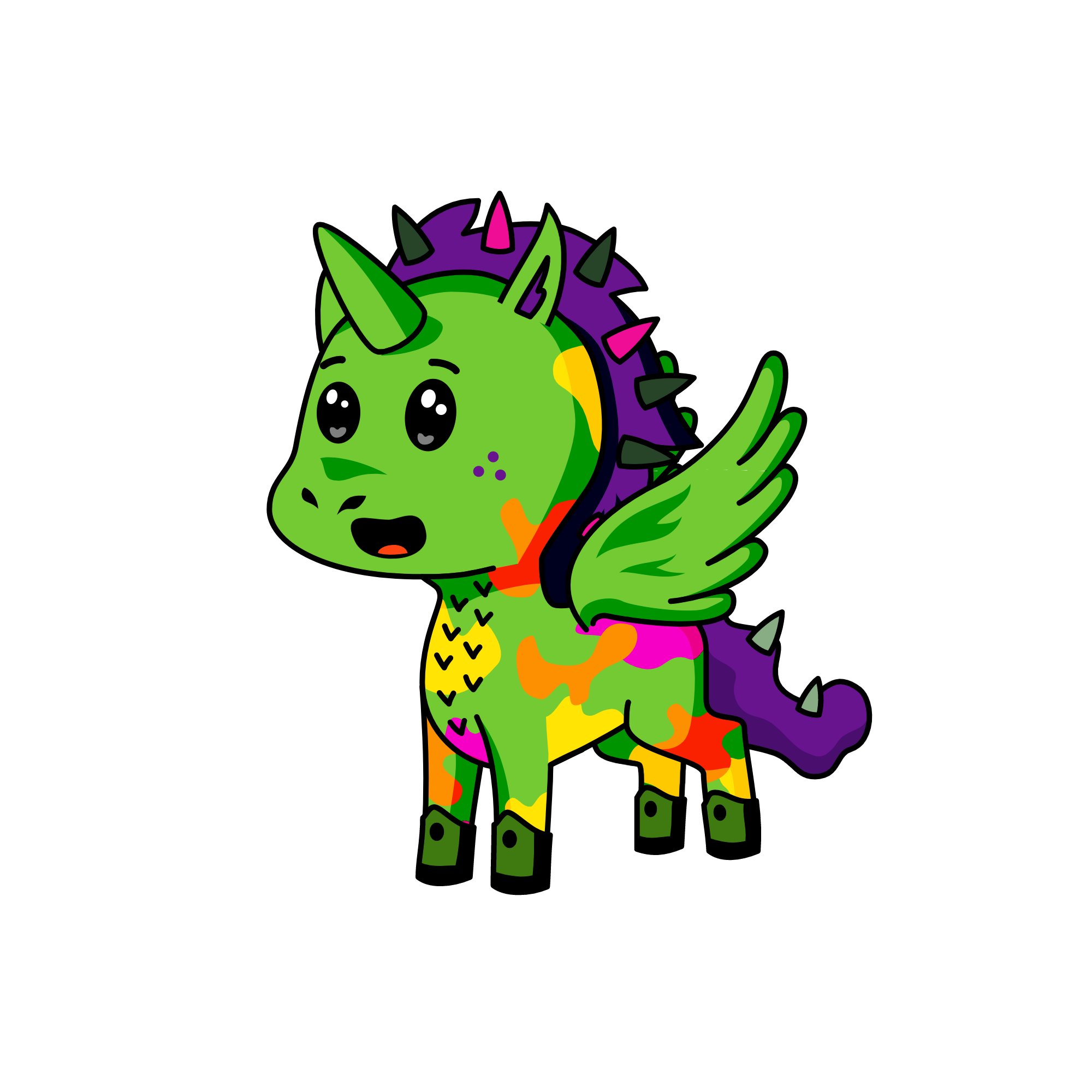 Cinder, the unicorn