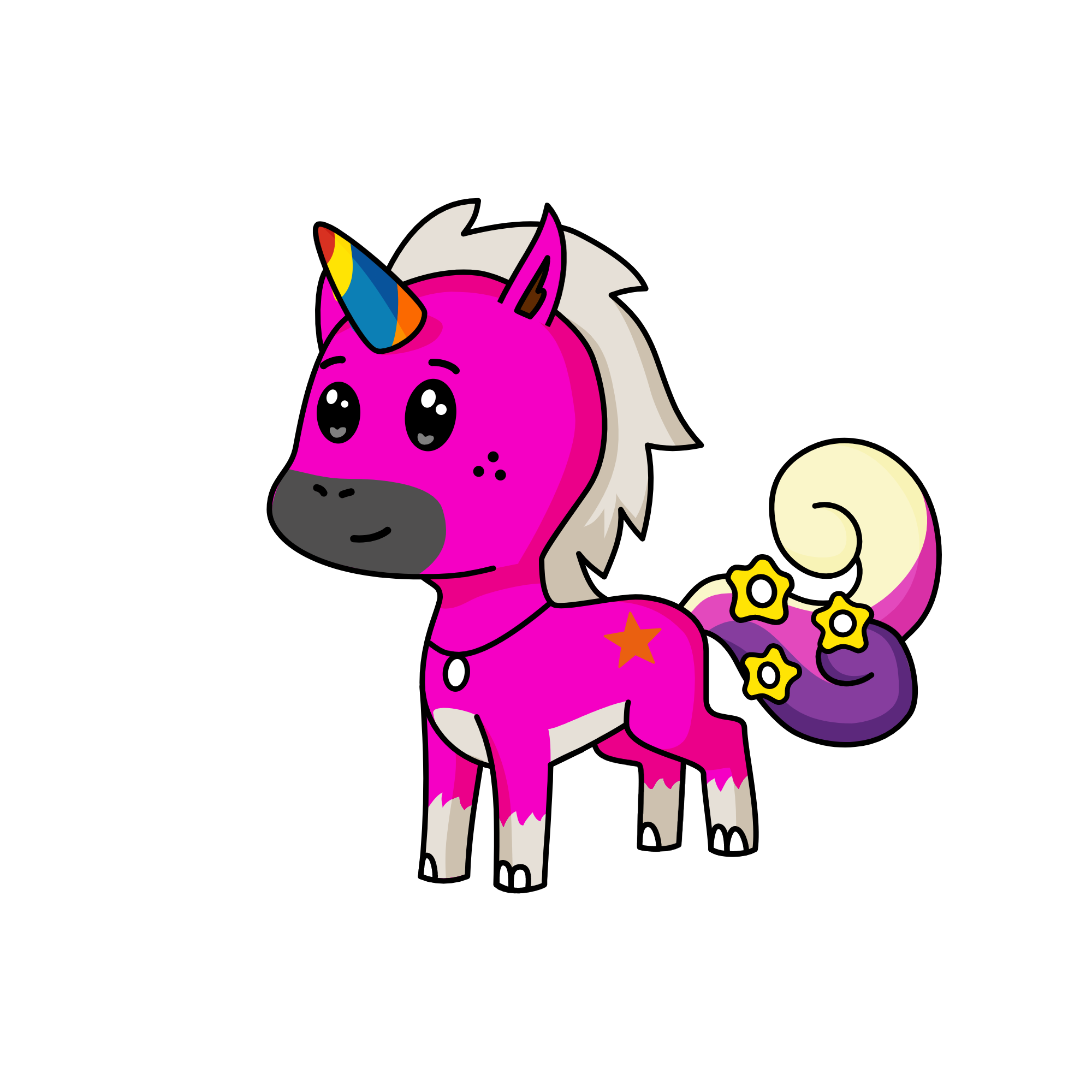 Buttercup, the unicorn